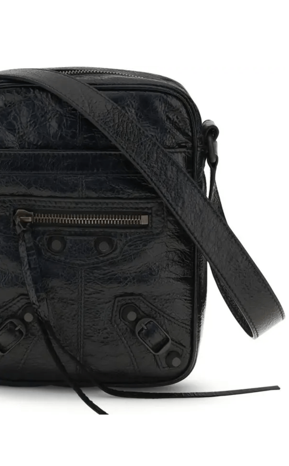 Balenciaga Balenciaga Le City Vertical Shoulder Bag Black Lambskin Size ONE SIZE - 4 Thumbnail