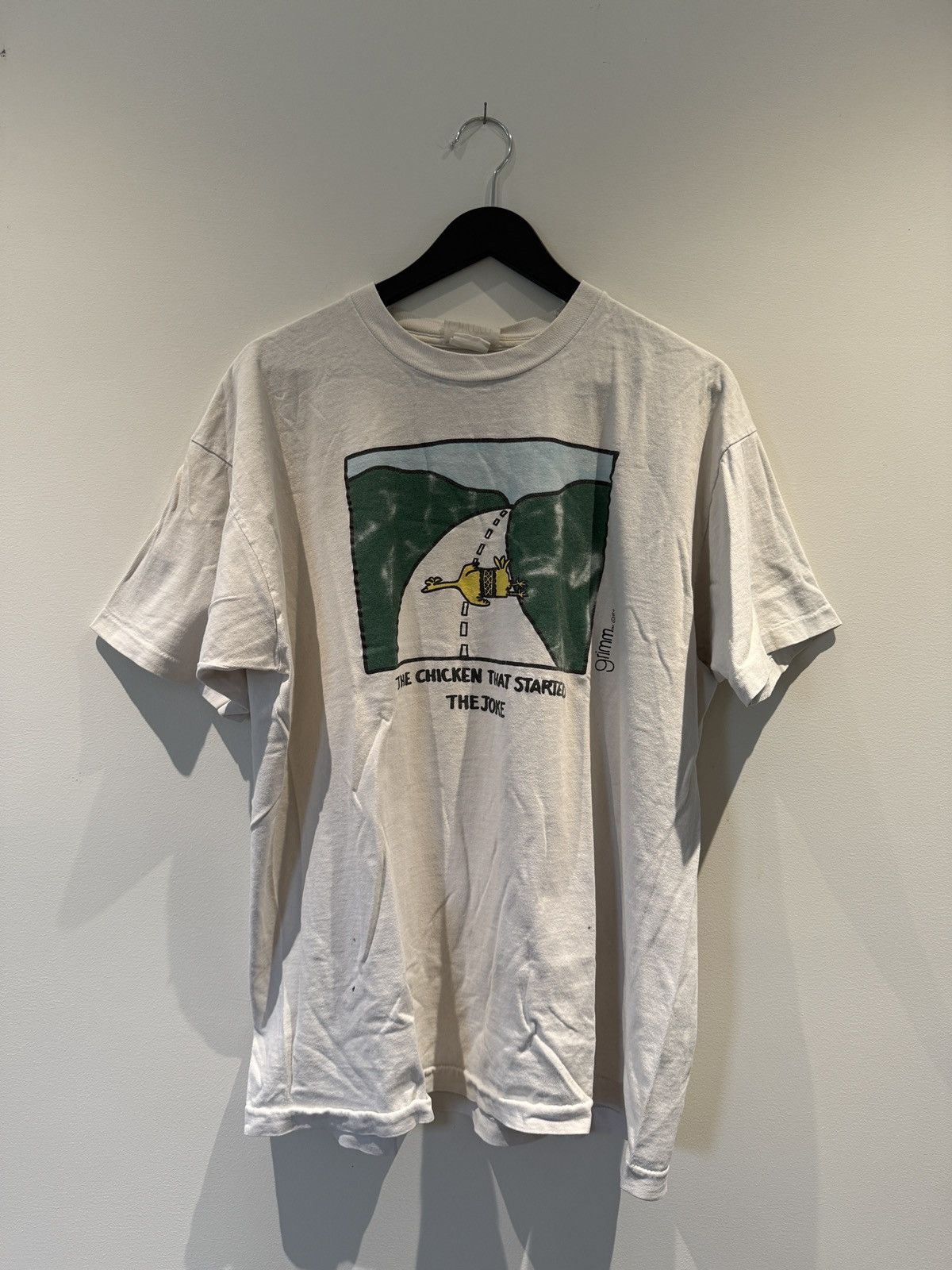 Vintage Vintage Faded Joke Tee Size US L / EU 52-54 / 3 - 1 Thumbnail