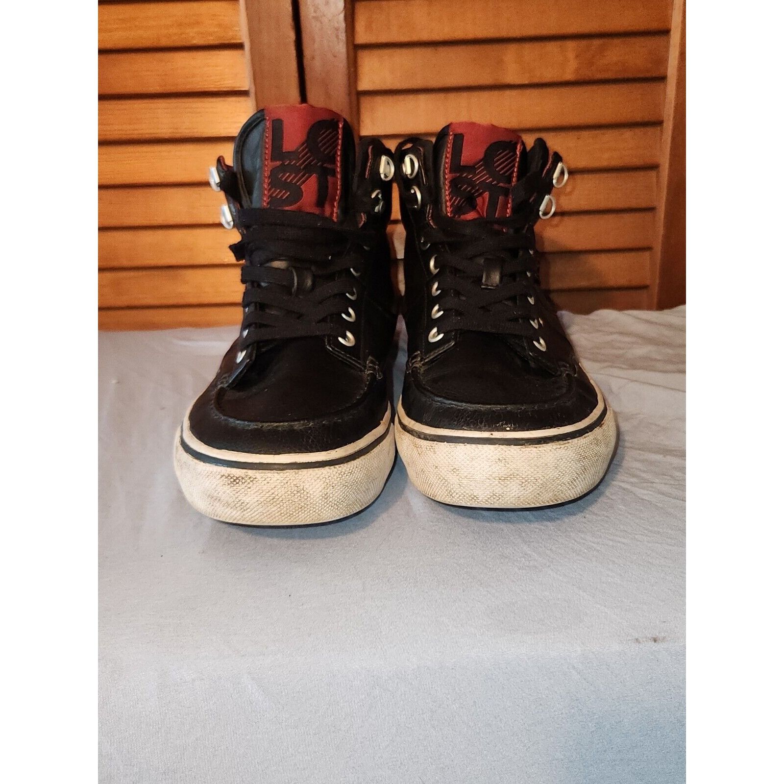 Lacoste Lacoste Hi Top Sneakers Ltd Ed 2013 Black Leather Autovault Size US 9 / EU 42 - 5 Thumbnail