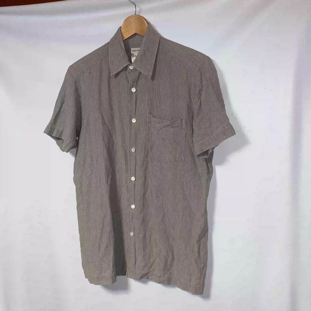 Dries van noten's first pleated shirt