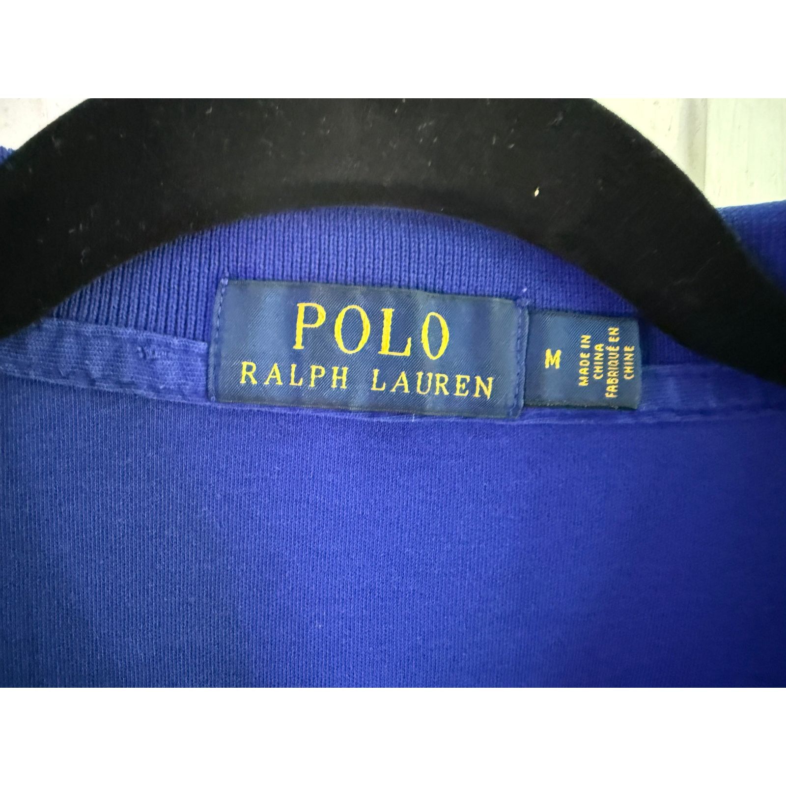 Polo Ralph Lauren Polo Ralph Lauren Polo Blue Shirt Men's Gold Pony -Med - EUC Size US M / EU 48-50 / 2 - 2 Thumbnail