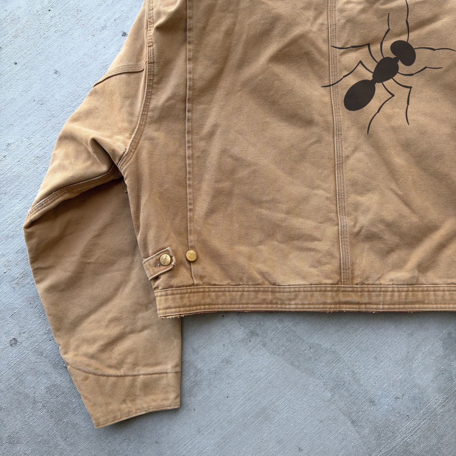 Carhartt × Vintage Carhartt brown cropped Detroit style work wear jacket Size US L / EU 52-54 / 3 - 8 Thumbnail