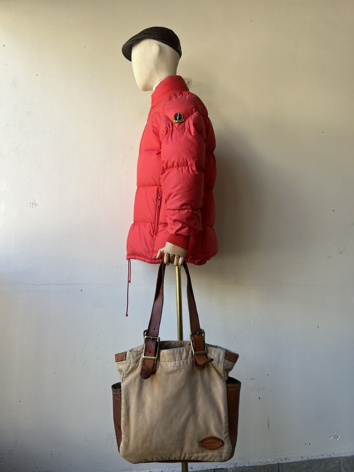 Bronson MFG. CO. Vintage Bronson Leather Distressed Heavy Leather Tote Bag Size ONE SIZE - 7 Thumbnail
