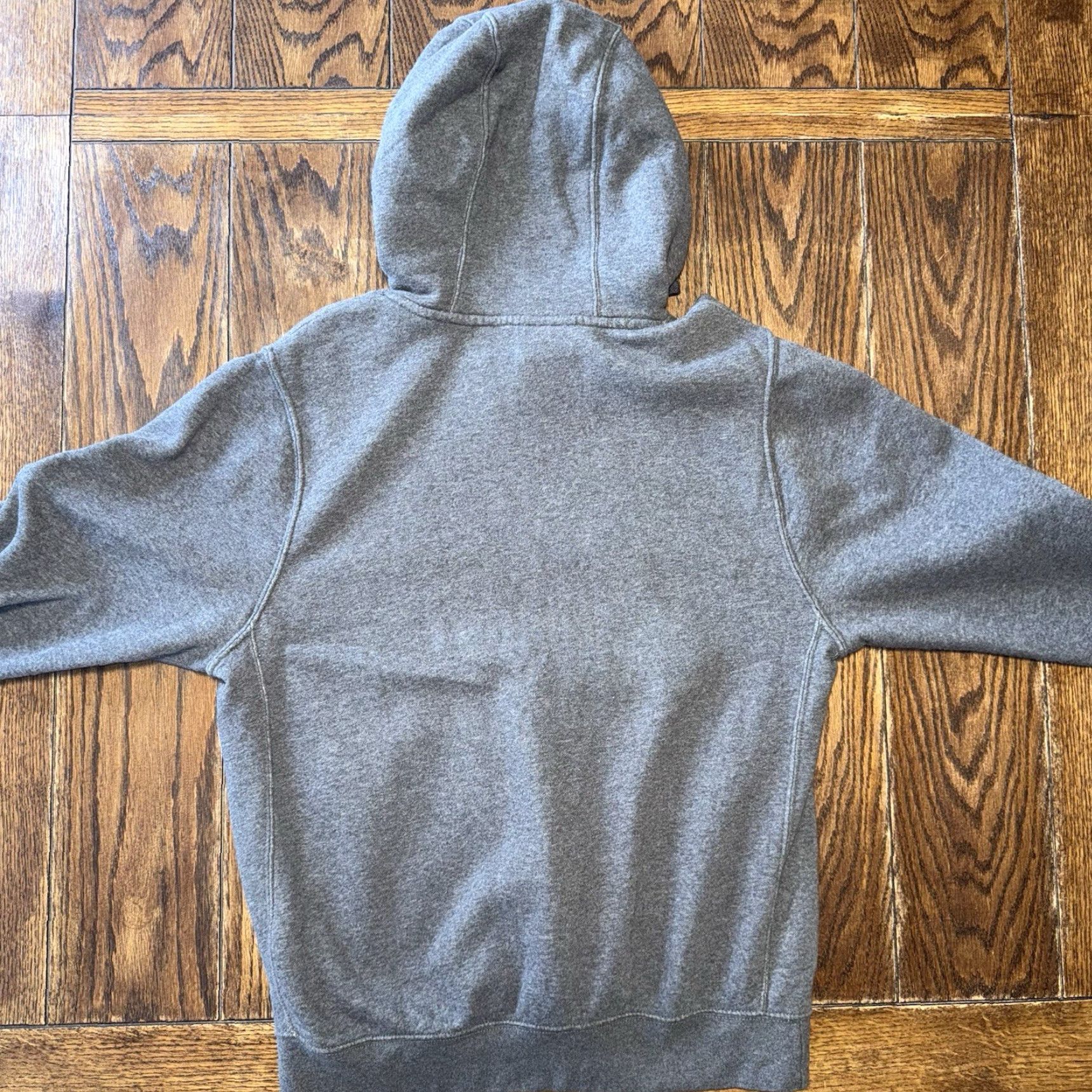 Nike VINTAGE Nike Just Do It Hoodie Men’s M Gray Embroidered Size US M / EU 48-50 / 2 - 5 Thumbnail