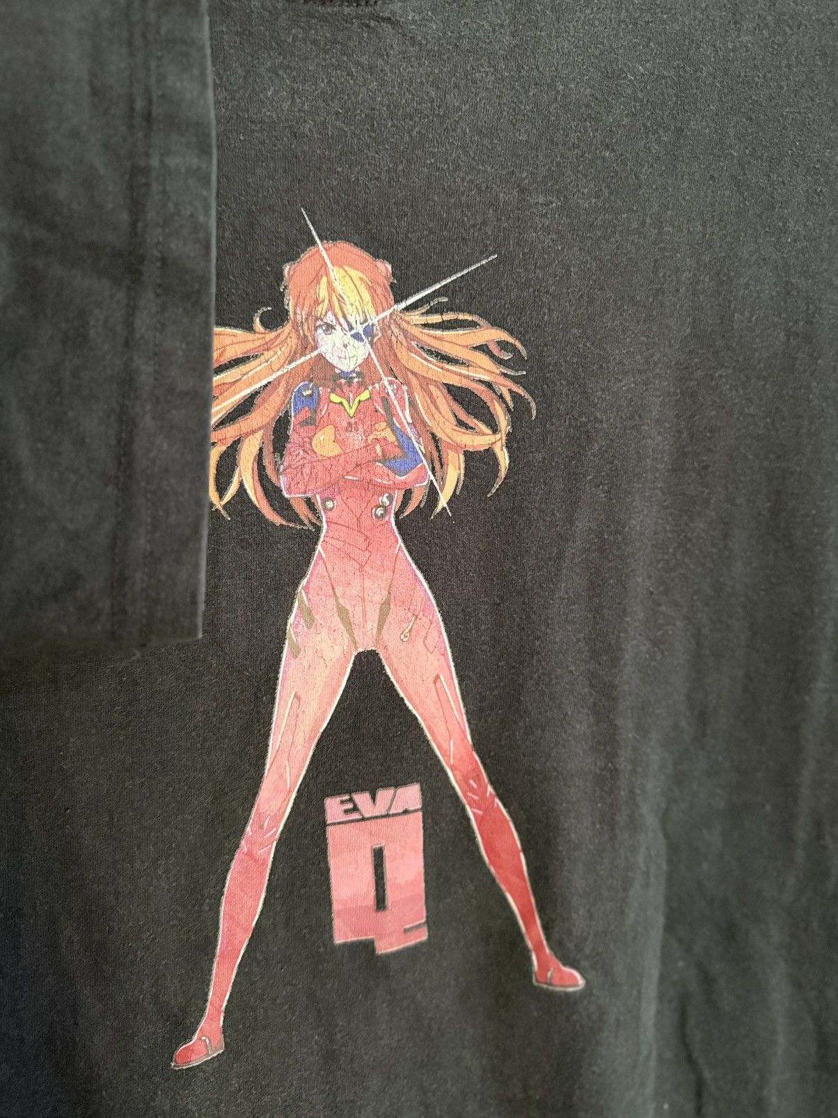 Anime × Vintage Vintage Neon Genesis Evangelion Anime Japan Faded Tee Size US L / EU 52-54 / 3 - 8 Thumbnail