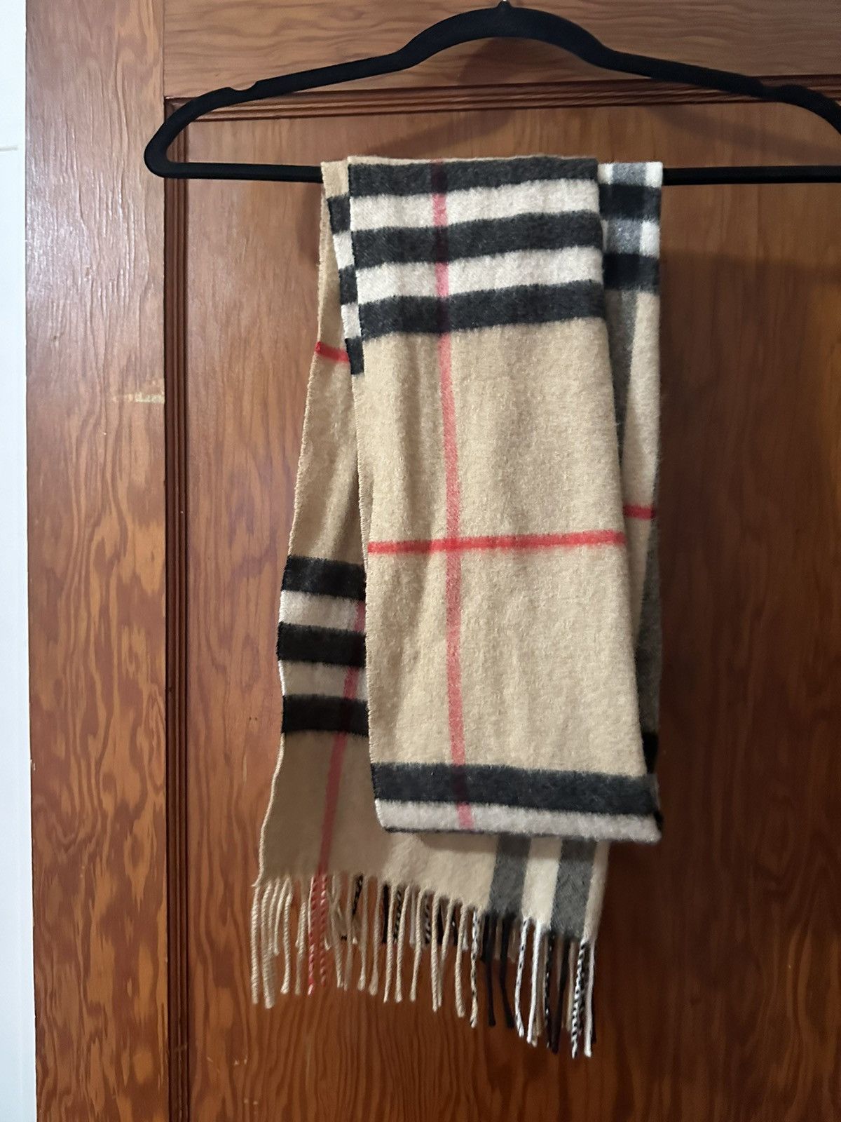 Burberry Burberry Classic Check Cashmere Scarf Size ONE SIZE - 6 Thumbnail