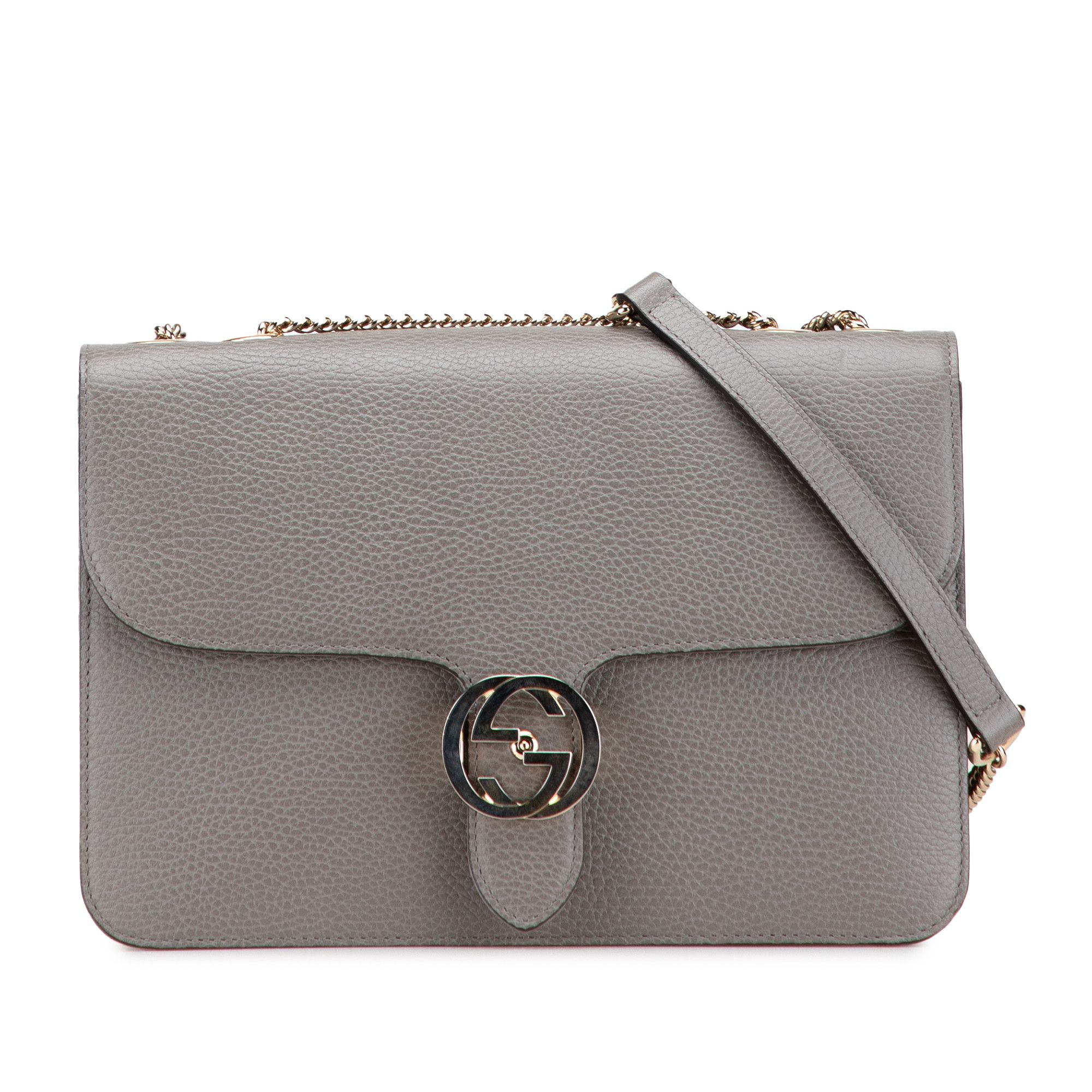 Gucci Gucci Medium Dollar Calfskin Interlocking G Crossbody Size ONE SIZE - 1 Thumbnail