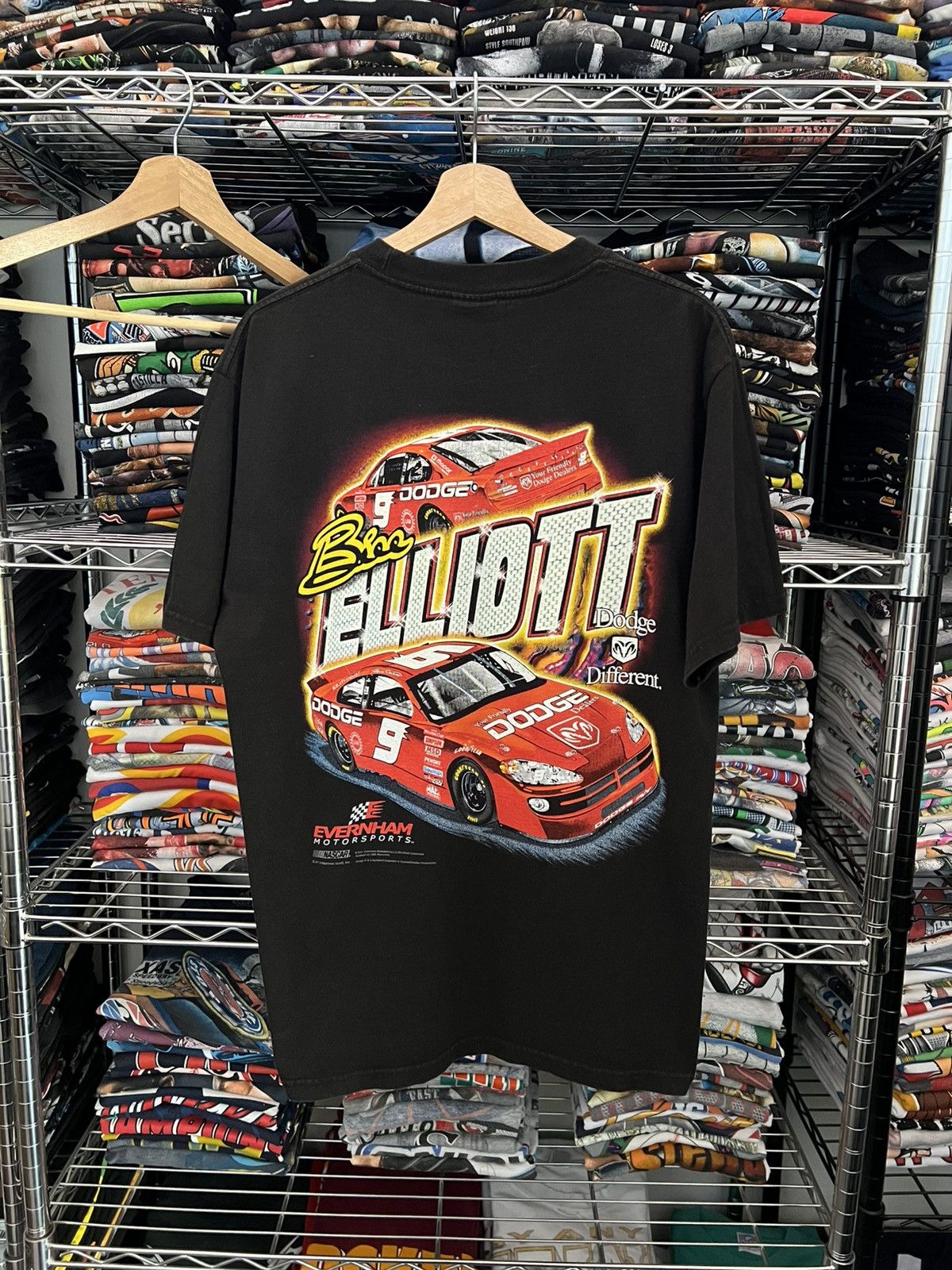 Chase Authentics 2001 NASCAR Bill Elliott Red Hot Thunder Tee Size US L / EU 52-54 / 3 - 2 Thumbnail