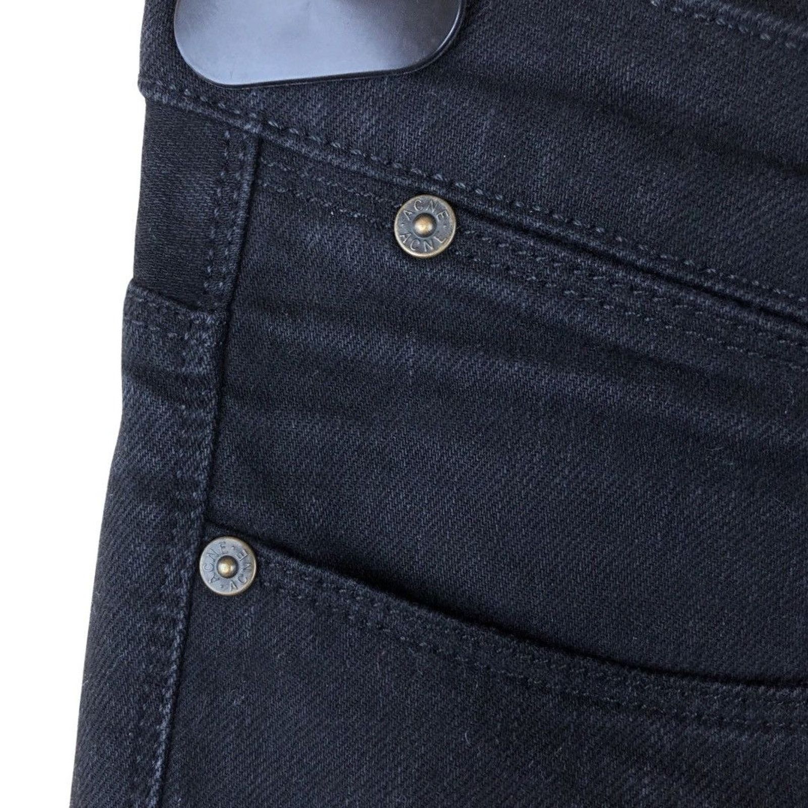 Acne Studios Acne Jeans Max Cash Black Size US 29 - 4 Thumbnail