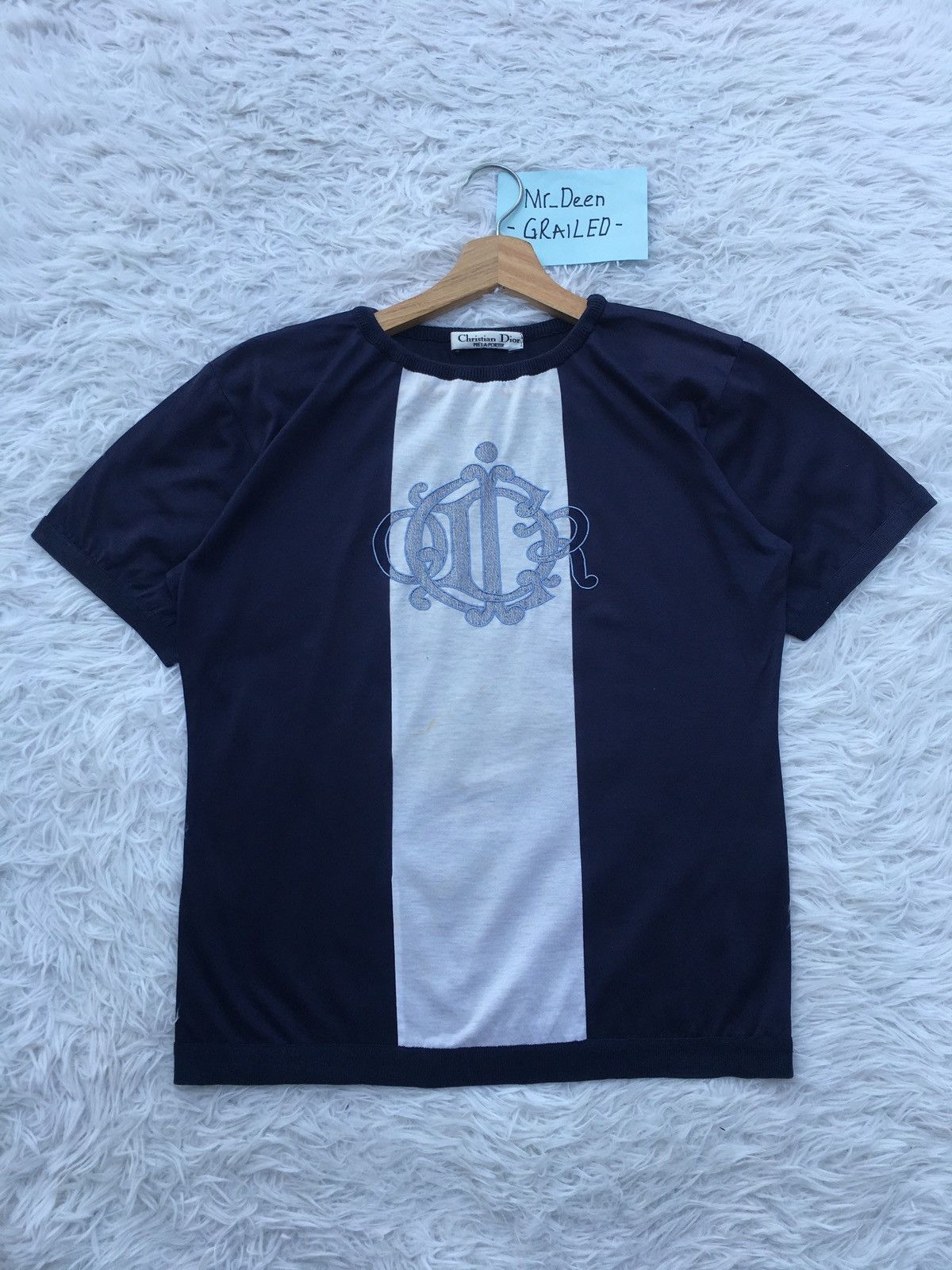 Christian Dior Monsieur Rare Vintage Christian Dior Pret-A-Porter Tshirt Size S / US 4 / IT 40 - 1 Thumbnail