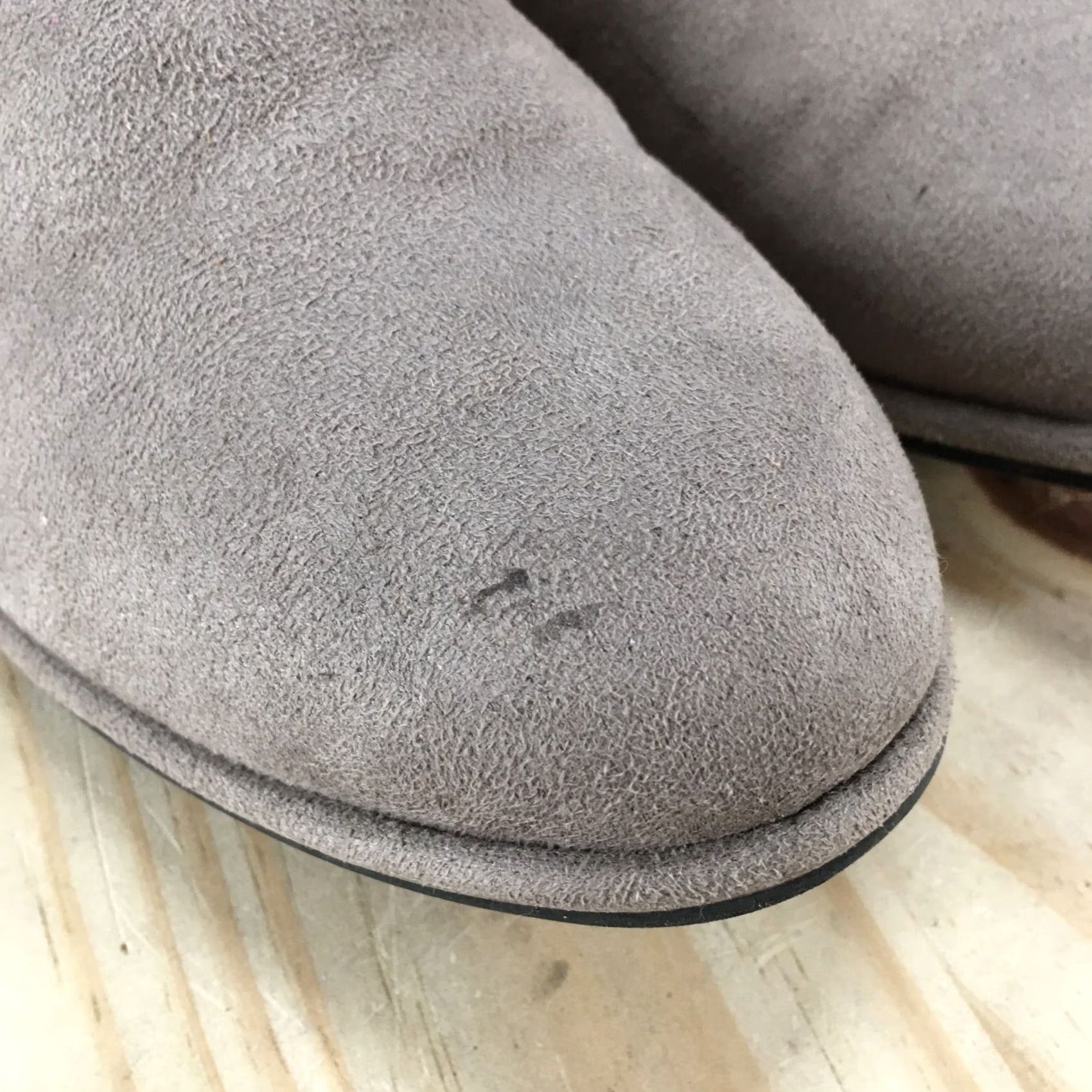 Vintage Kelly & Katie Boots Womens 9.5 Yasso Chikka Ankle Booties Slip On Beige Comfort Boots Size US 10 / IT 40 - 4 Thumbnail