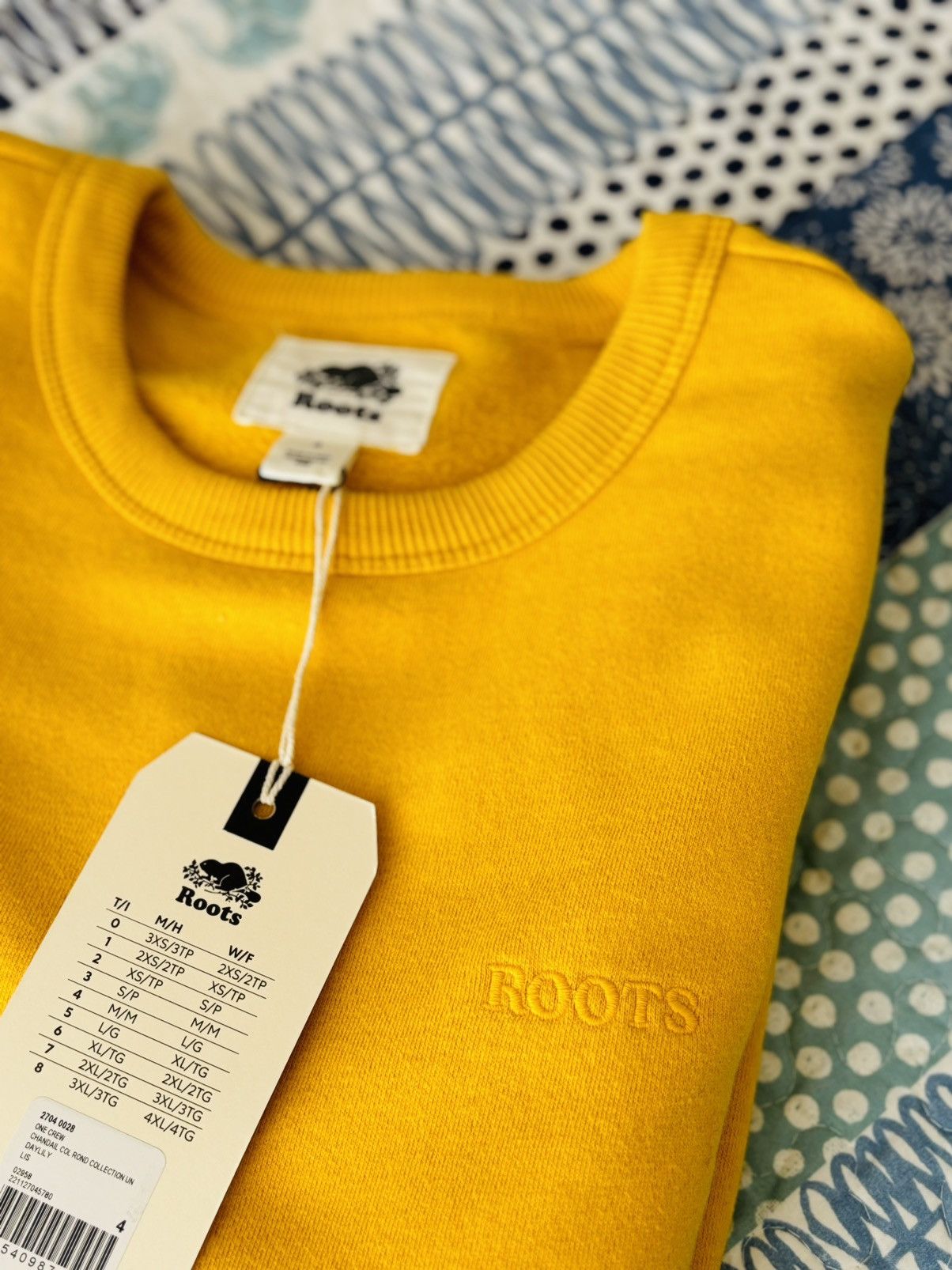 Roots Roots One Crew - Yellow Crew Neck Sweater Size US L / EU 52-54 / 3 - 1 Thumbnail
