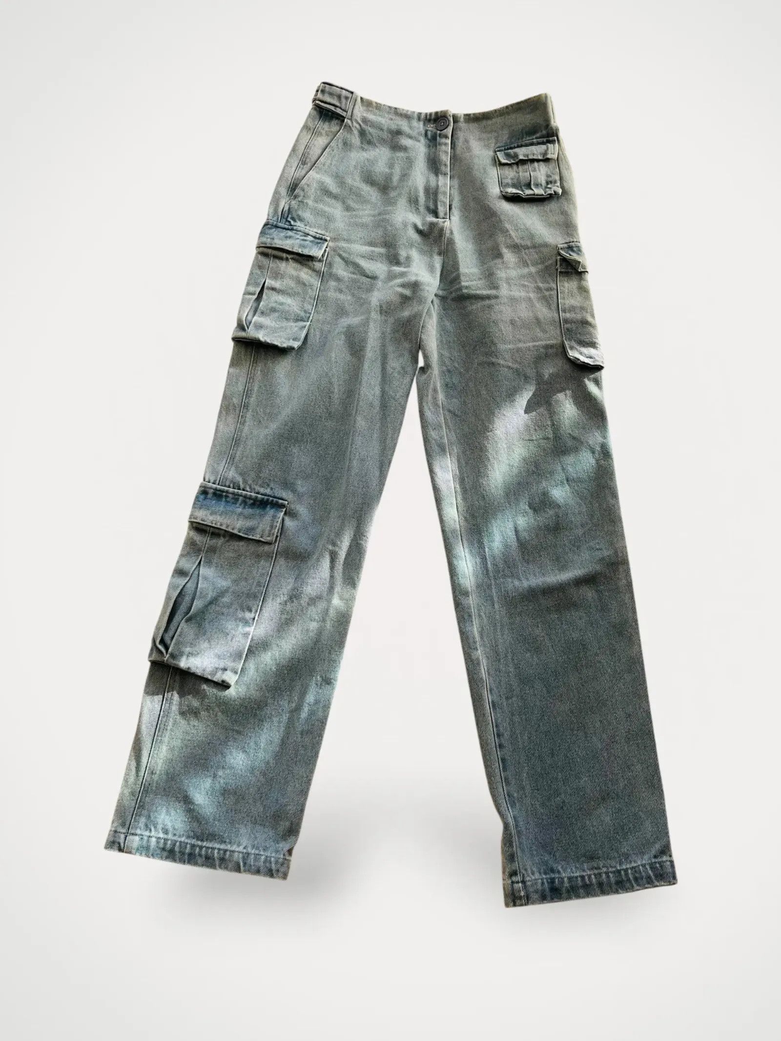 Other One & other Gina denim cargo pants Jeans Size 27" / US 4 / IT 40 - 1 Thumbnail