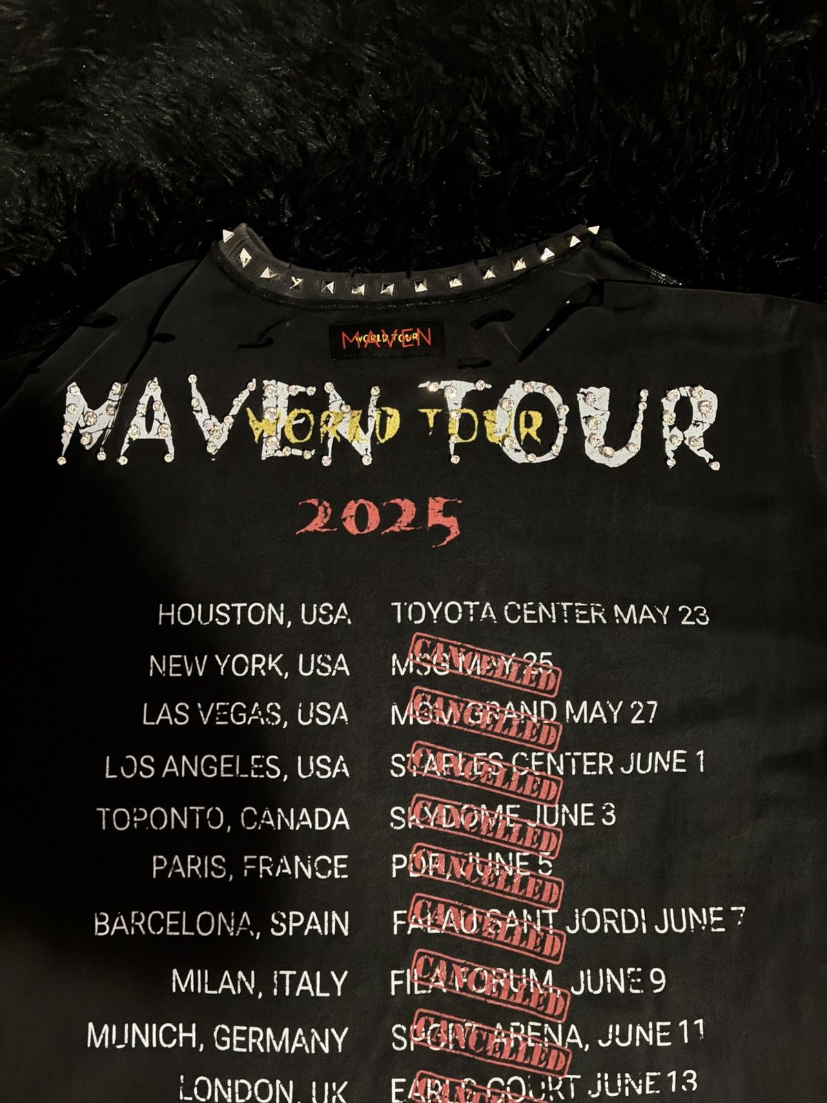 Other MAVEN “WORLD TOUR” TEE Size US XL / EU 56 / 4 - 3 Thumbnail