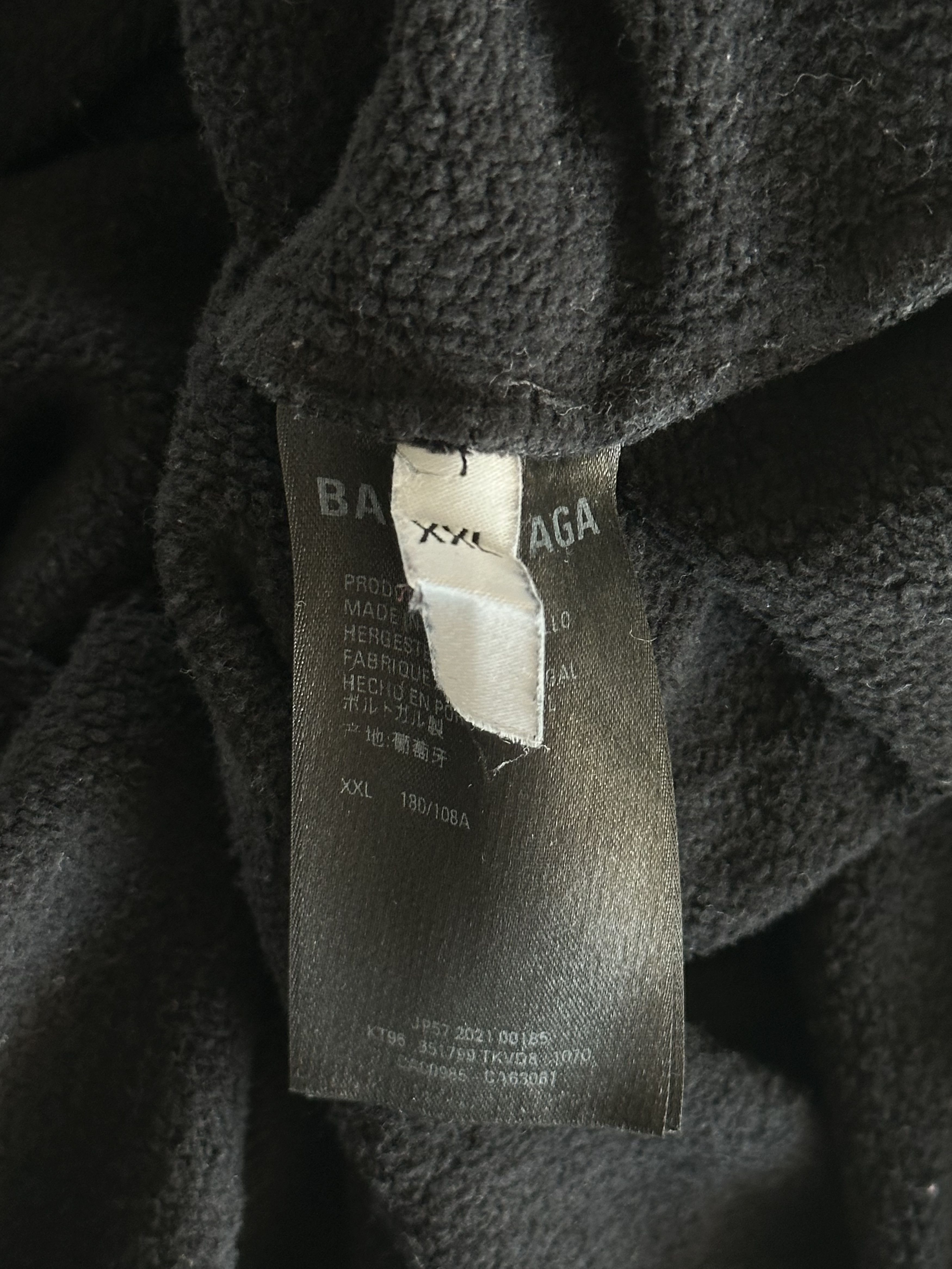 Balenciaga Balenciaga Black NASA Patch Hoodie Size US XXL / EU 58 / 5 - 4 Thumbnail