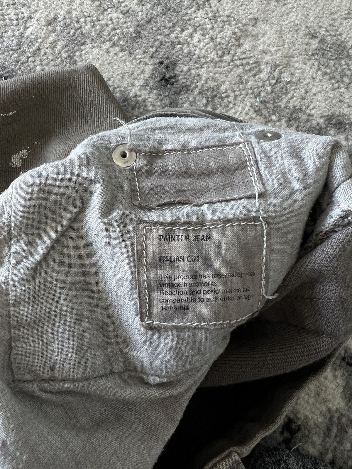 Helmut Lang 1998 gray painter denim Size US 28 / EU 44 - 3 Thumbnail
