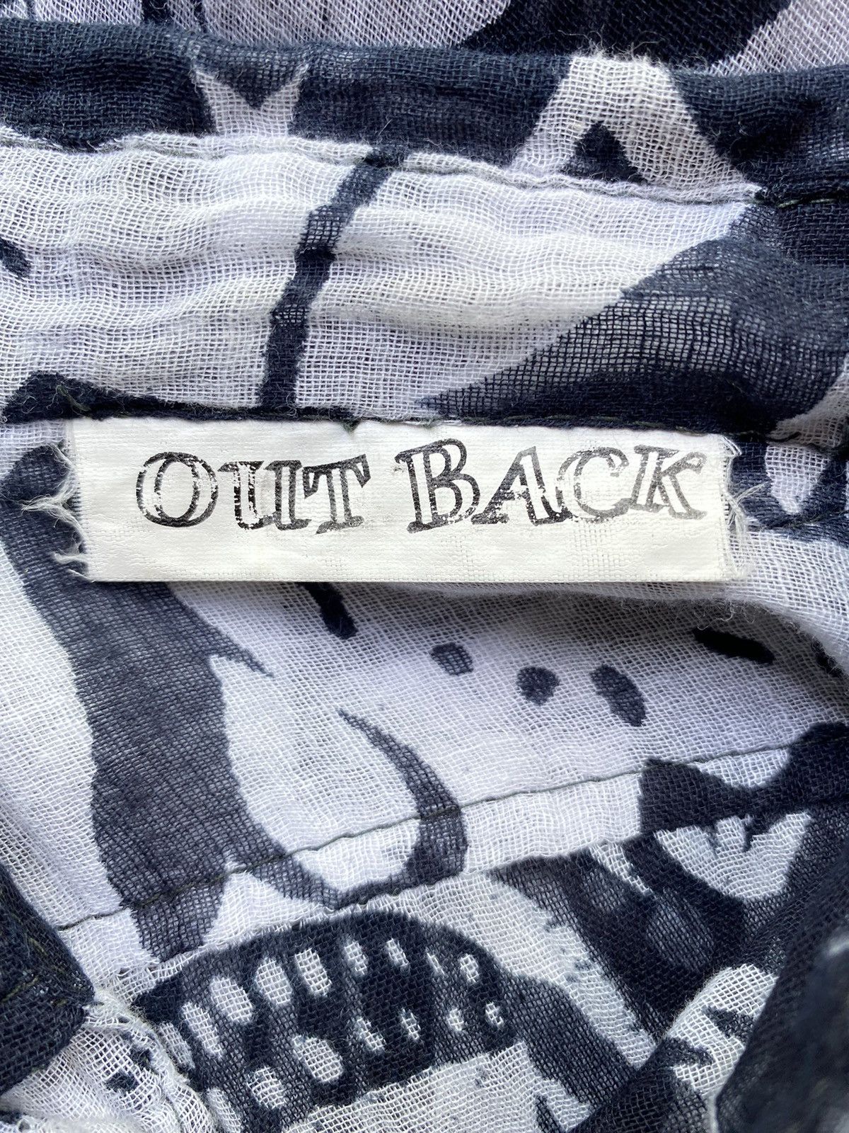 Designer × Japanese Brand Out Back skull pirate printed shirt Size US XL / EU 56 / 4 - 10 Thumbnail