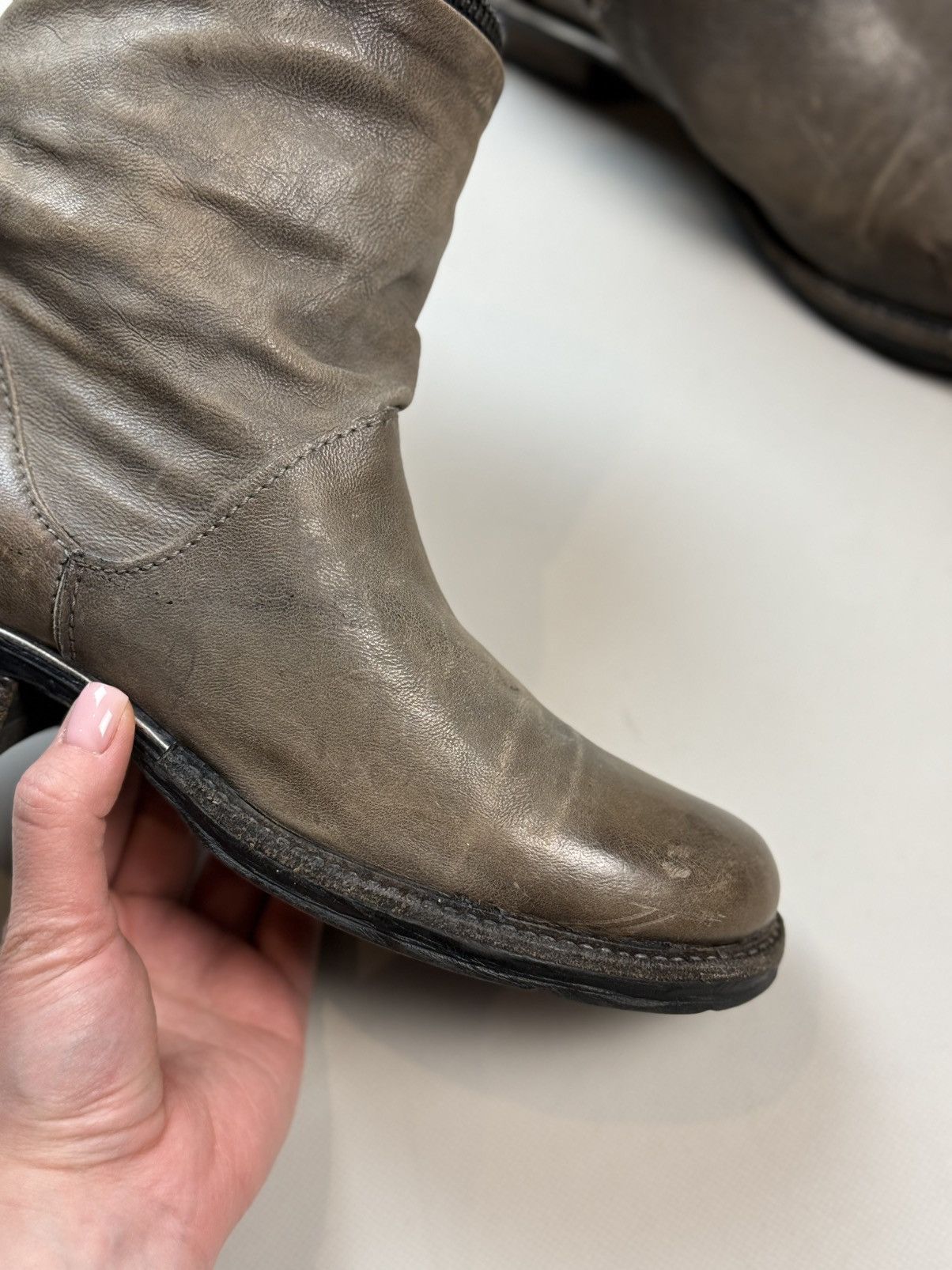 A.S.98 A.S. 98 Airstep Avant-Garde Leather Combat Boots Shoes Size US 7 / IT 37 - 9 Thumbnail