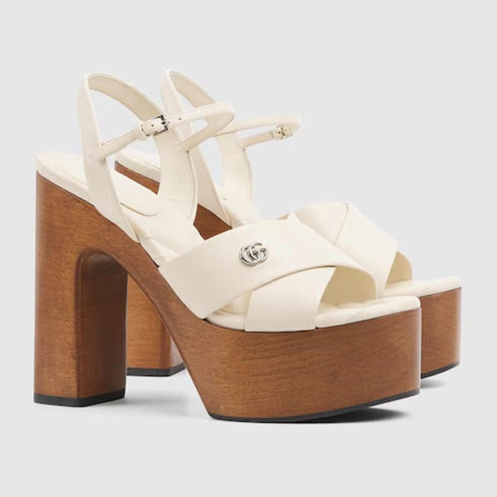 Gucci Gucci Platform Sandal Size US 5 / IT 35 - 2 Thumbnail