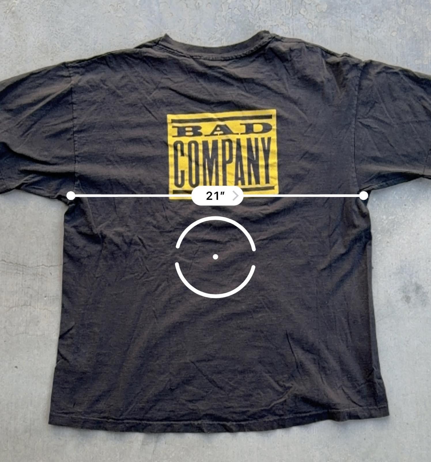 Hanes 90s Bad Company Here Comes Trouble Vintage Tee XL Size US XL / EU 56 / 4 - 7 Thumbnail