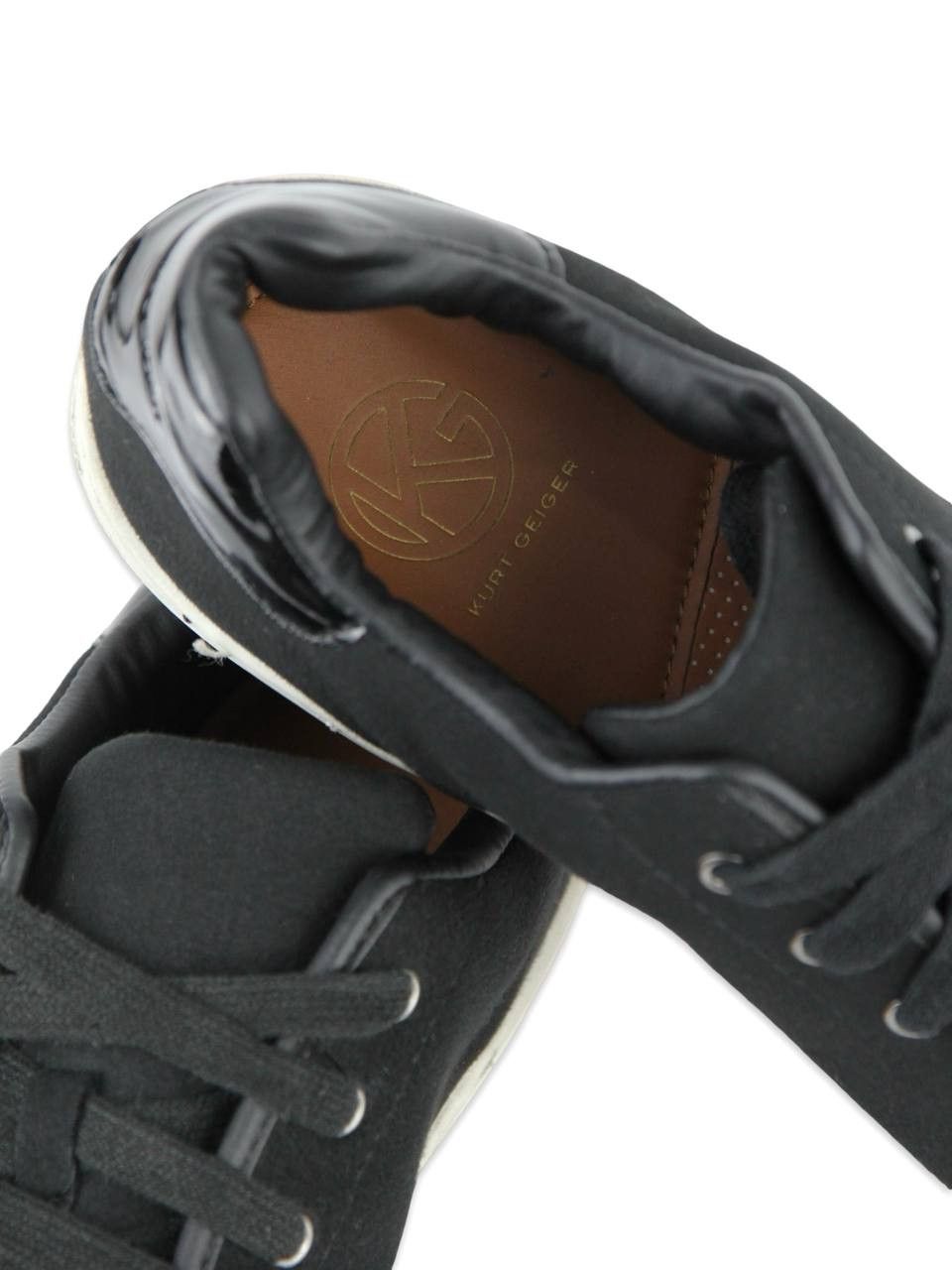 Kurt Geiger KURT GEIGER Black suede sneakers Size US 12 / EU 45 - 6 Thumbnail