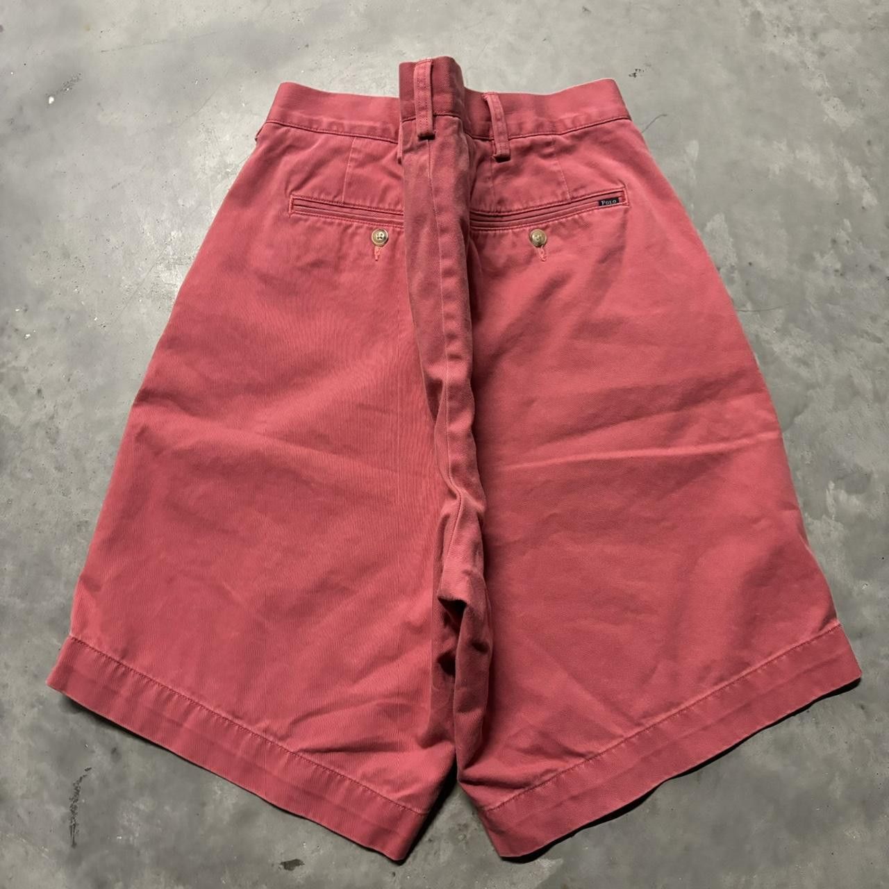 Polo Ralph Lauren × Vintage Crazy Vintage Y2K/2000s Pink Polo Ralph Lauren Summer Essential Shorts! Size US 38 / EU 54 - 3 Thumbnail
