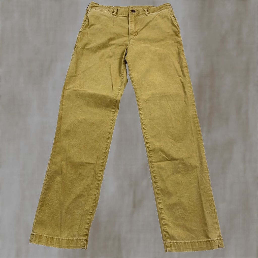 American Eagle Outfitters American Eagle Pants Men 30x34 Brown Chino Relaxed Straight Khaki Dress Slacks Size US 30 / EU 46 - 1 Thumbnail