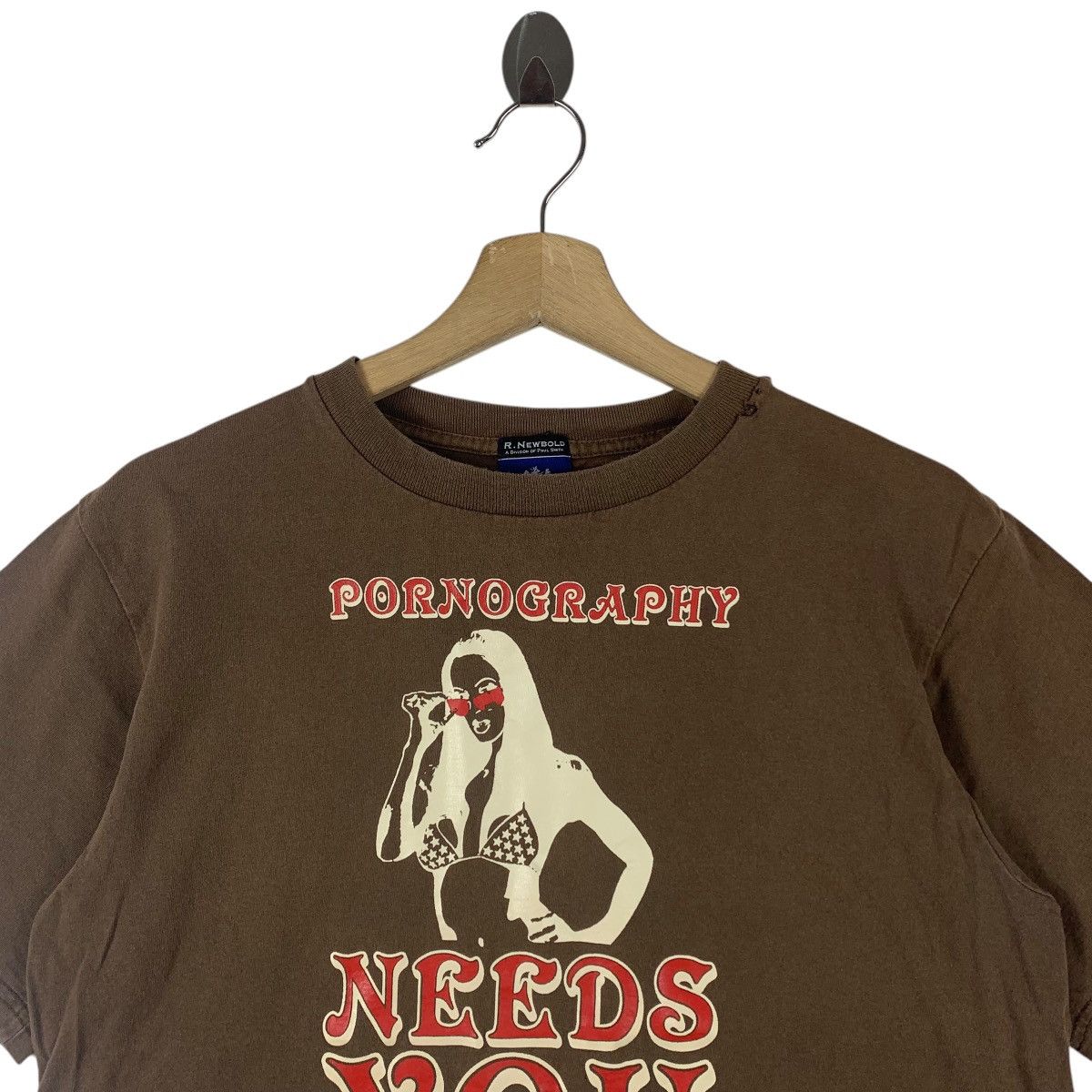 Designer × Paul Smith R.NEWBOLD by Paul smith spellout distressed printed tee Size US M / EU 48-50 / 2 - 2 Thumbnail