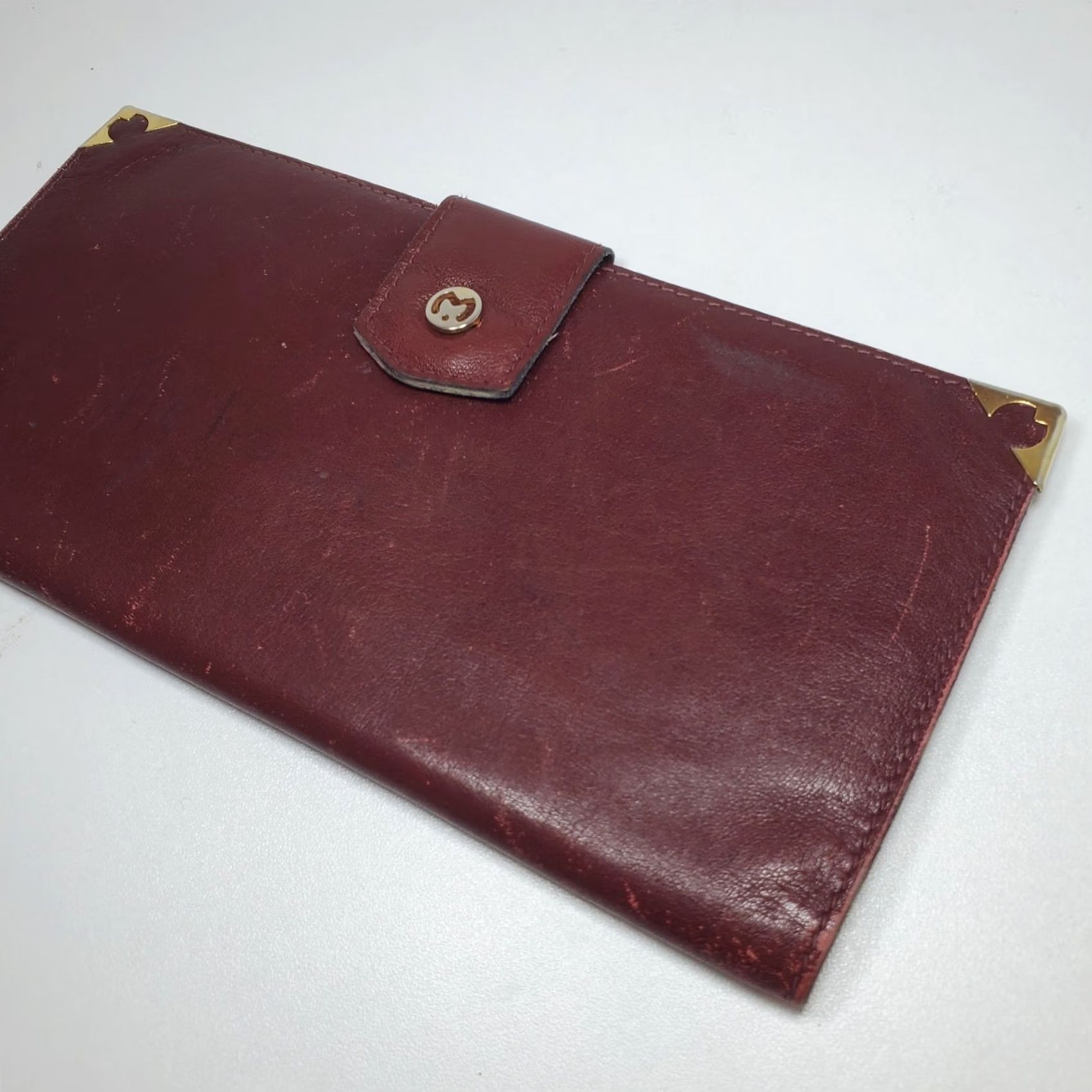 Vintage VINTAGE Mila Schon Wallet Bi-fold Red Leather 8x4 in Women 90s Retro Designer Size ONE SIZE - 2 Thumbnail
