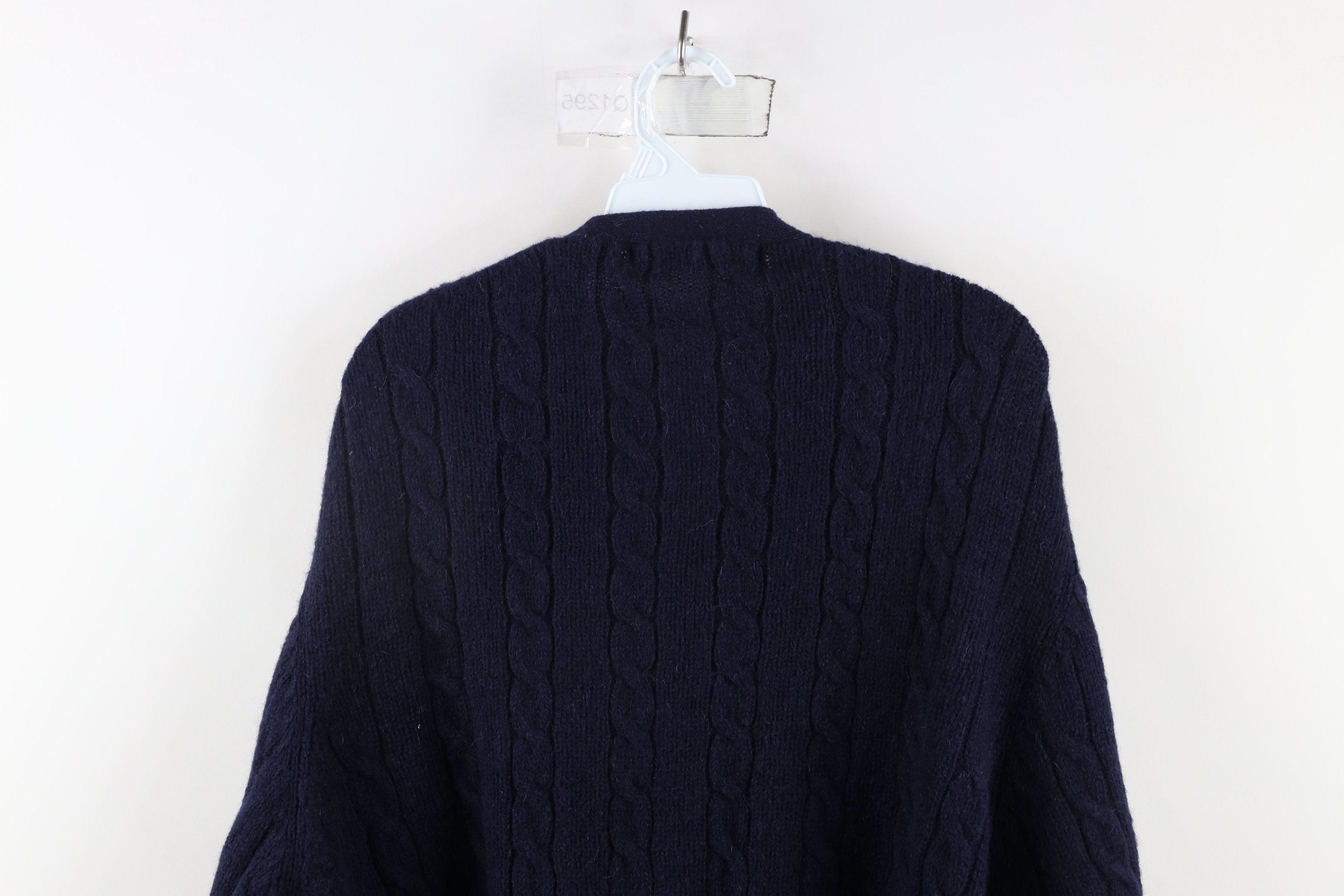 Vintage Vintage 90s Streetwear Chunky Cable Knit Cardigan Sweater Size US XL / EU 56 / 4 - 9 Thumbnail