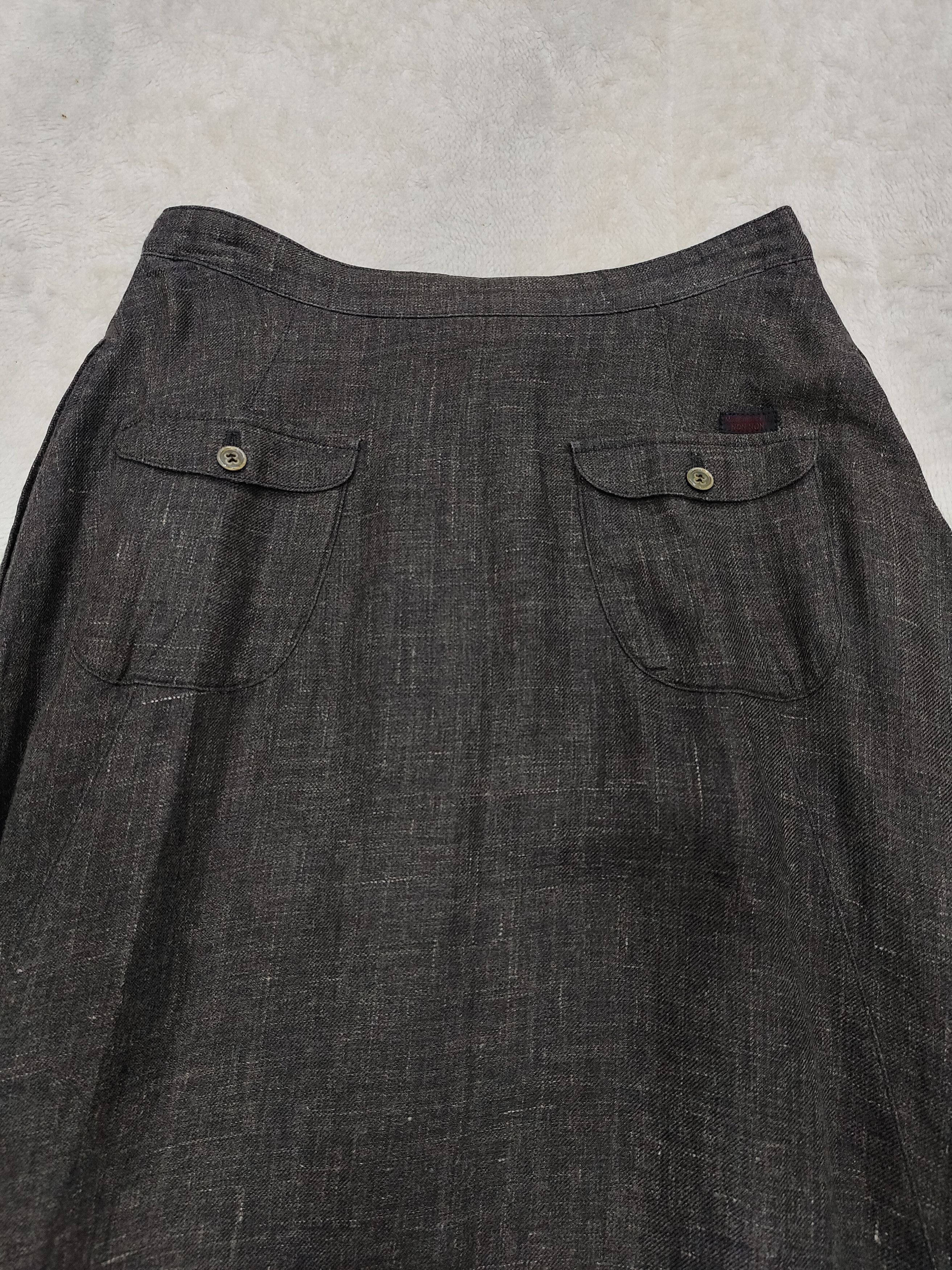 Mademoiselle Non Non 🇯🇵 Vtg Mademoiselle Non Non Flare Maxi Skirt Size 28" / US 6 / IT 42 - 7 Thumbnail