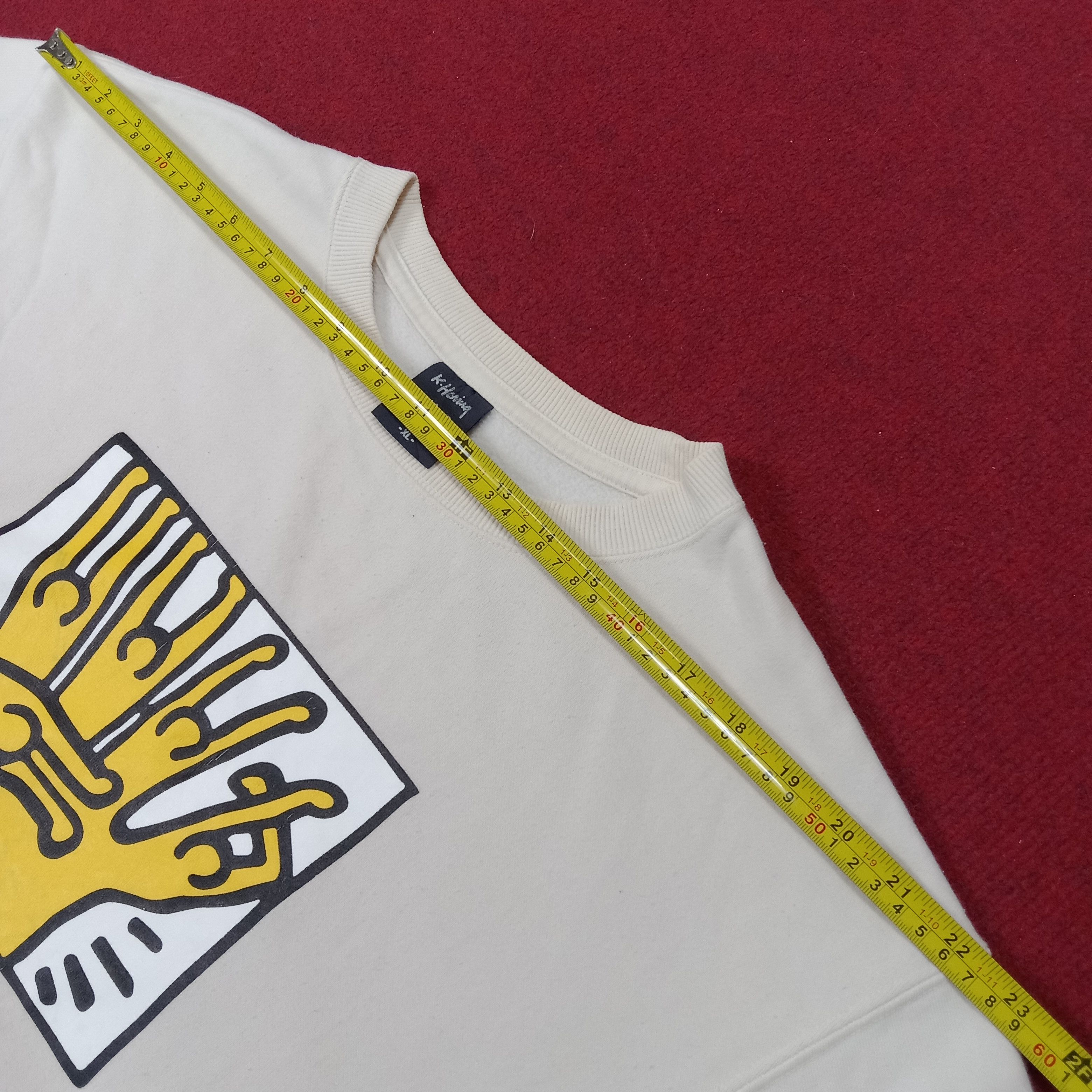 Keith Haring × Vintage Keith Haring Streetwear Art Style Sweatshirt Size US L / EU 52-54 / 3 - 12 Thumbnail