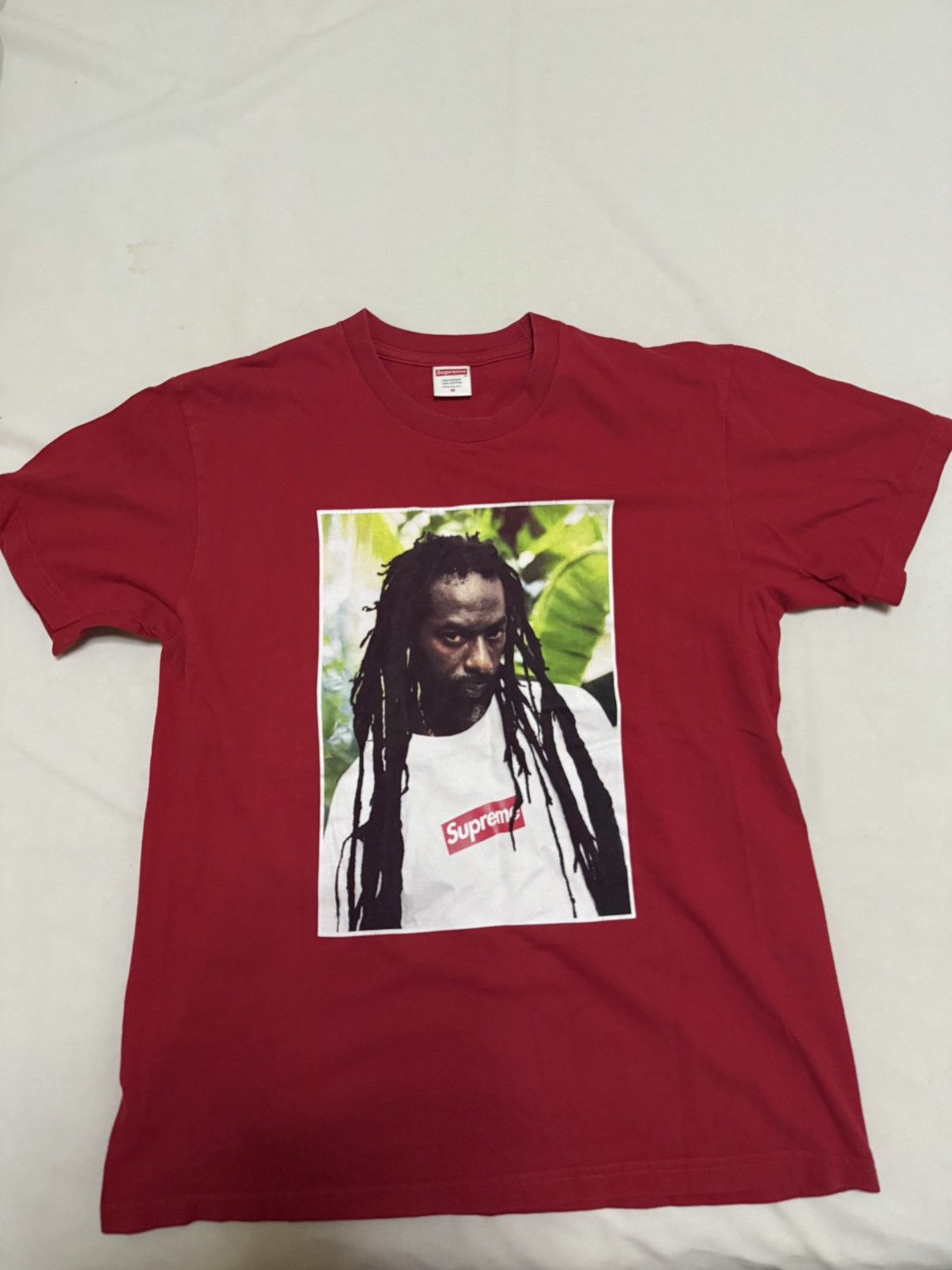Supreme Supreme buju banton tee T-shirt red Size US M / EU 48-50 / 2 - 1 Thumbnail