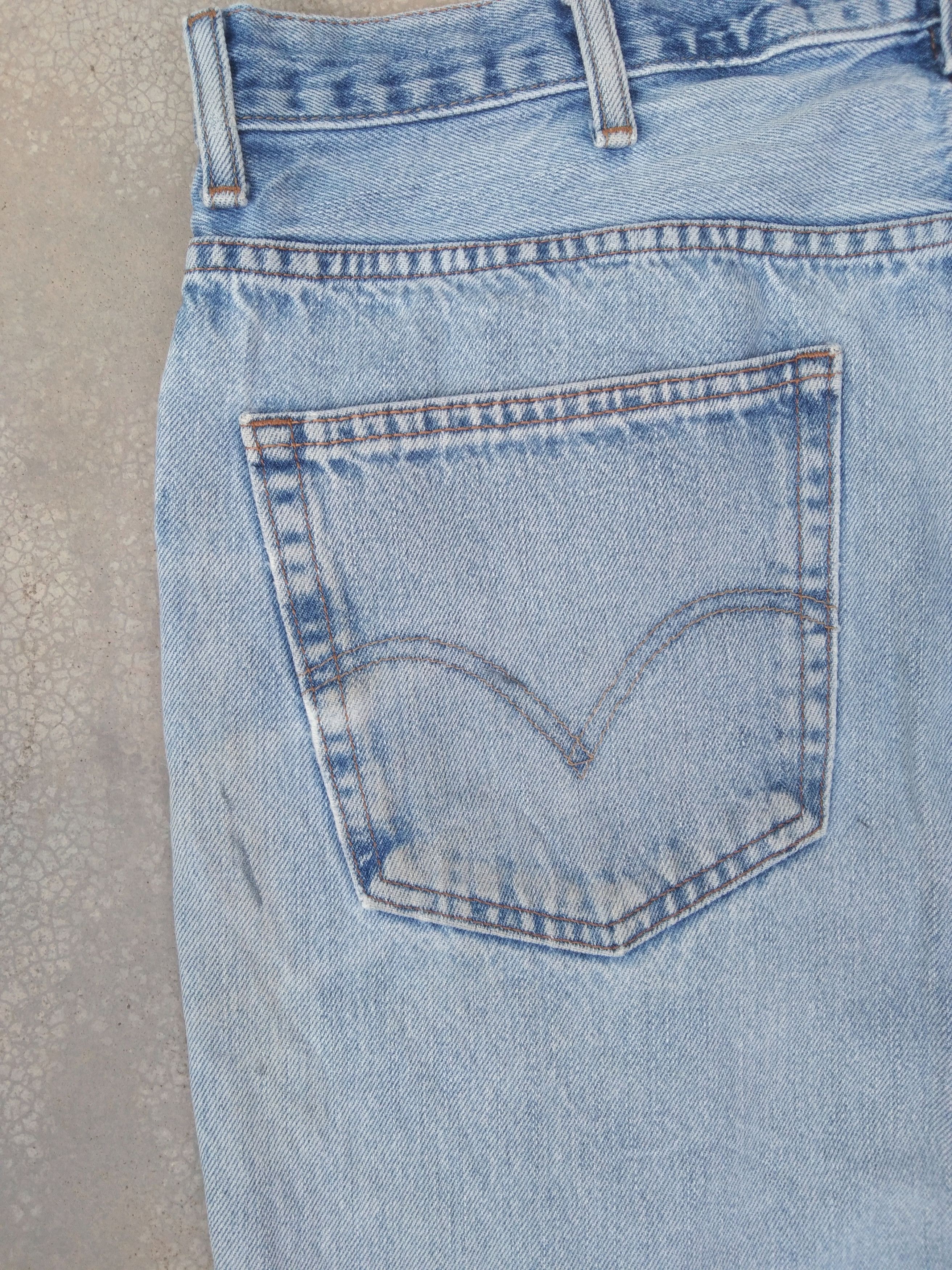 Levi's Vintage Levi's Jeans 550 Relaxed Distressed Denim 40x32 Size US 40 / EU 56 - 3 Thumbnail