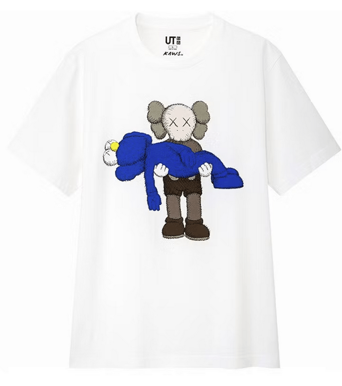 Kaws KAWS x Uniqlo Gone White Tee Size Small US Sizing White Com Size US S / EU 44-46 / 1 - 1 Thumbnail