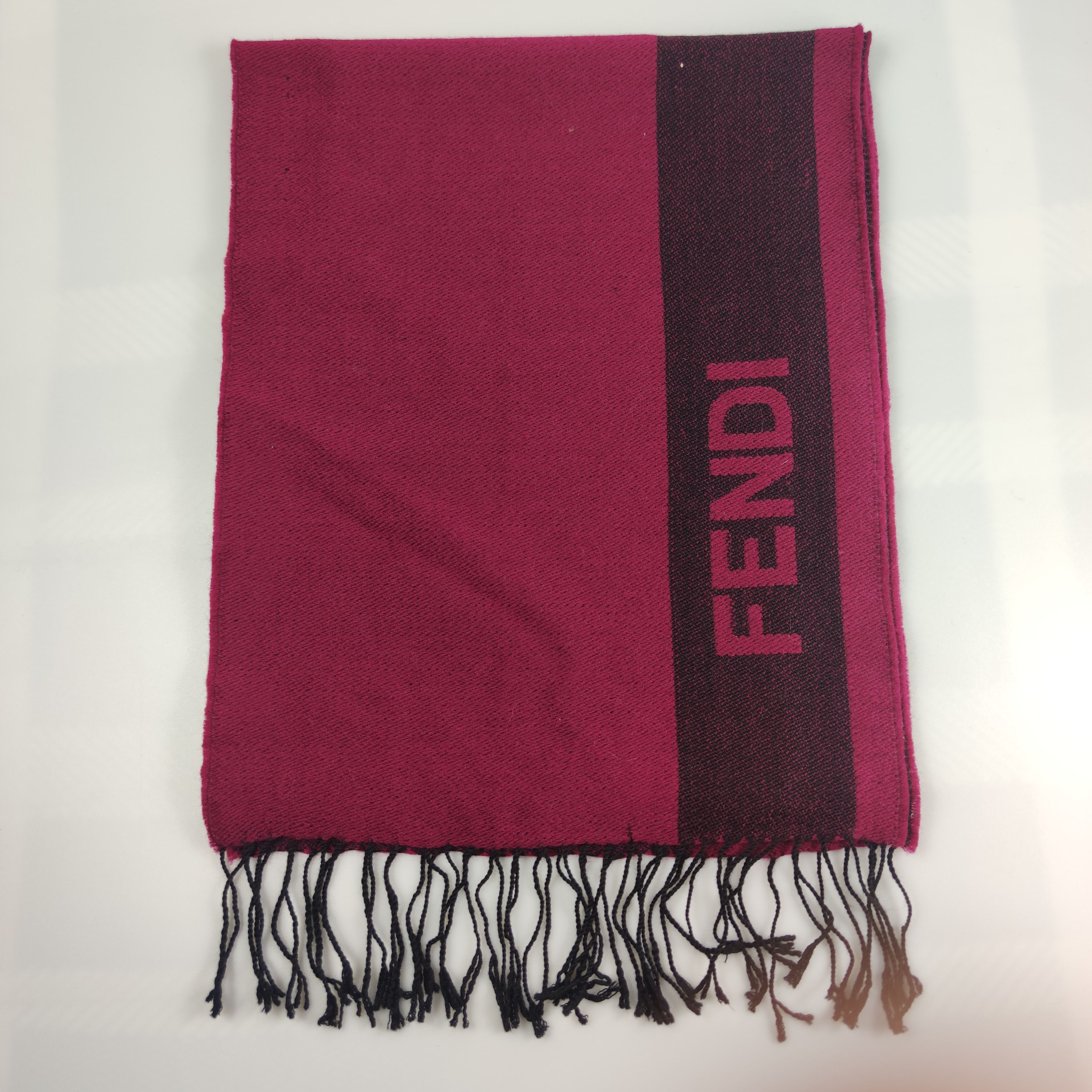 Vintage Fendi Scarf/Muffler/Wool S454 Size ONE SIZE - 2 Thumbnail