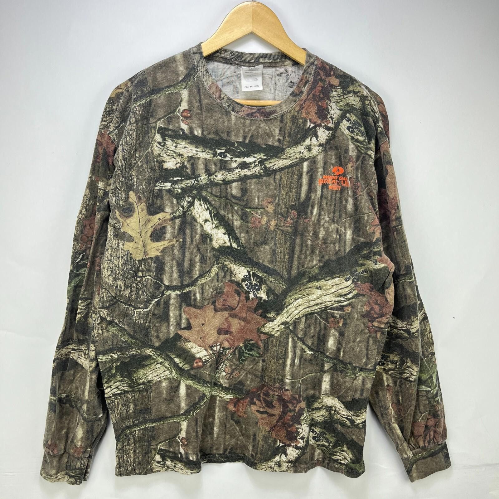 Mossy Oaks Vintage Y2K Camo Tree Long Sleeve Mossy Oak Shirt XL Real Size ONE SIZE - 1 Thumbnail