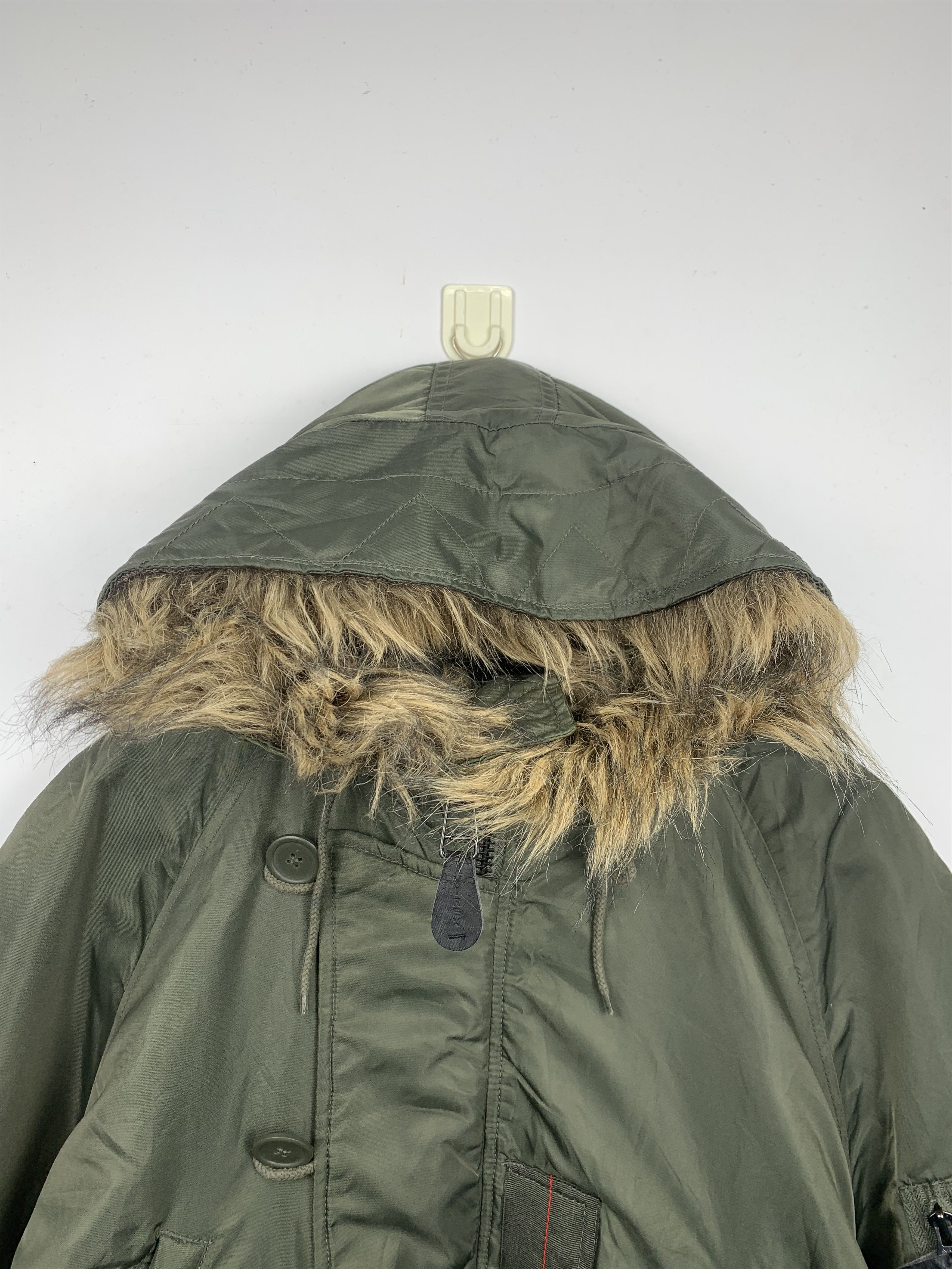 Avirex Vintage Avirex Sherpa Hoodie Bomber Parka Jacket J1204 Size US L / EU 52-54 / 3 - 2 Thumbnail