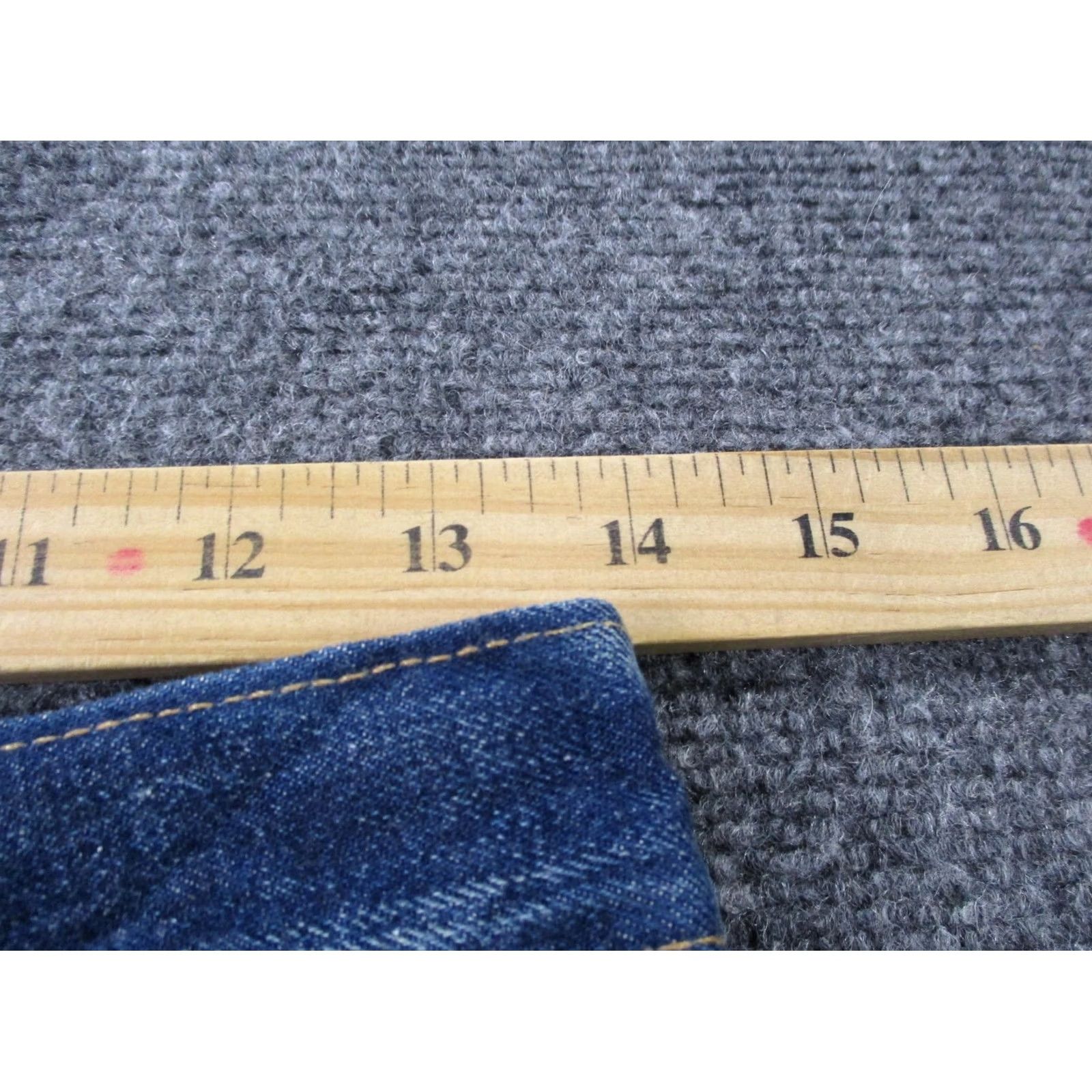 Vintage RRL Ralph Lauren Jeans Men 28 X 32 Denim Slim Straight Selvedge Stretch Size US 28 / EU 44 - 6 Thumbnail