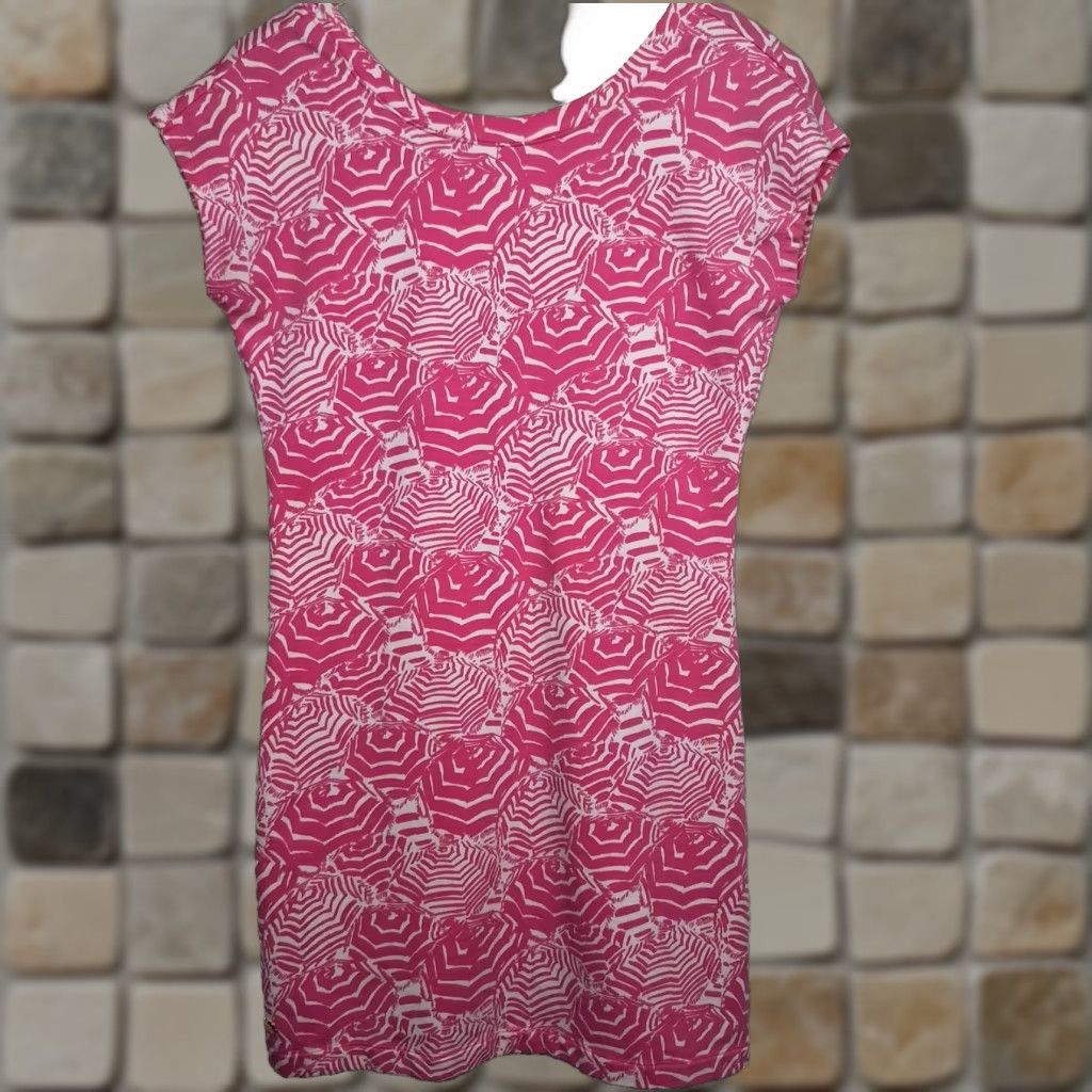 Lilly Pulitzer Lilly Pulitzer Dress Small Pink Oh Cabana Beach Coastal Shirt Dress Womens Size S / US 4 / IT 40 - 1 Thumbnail