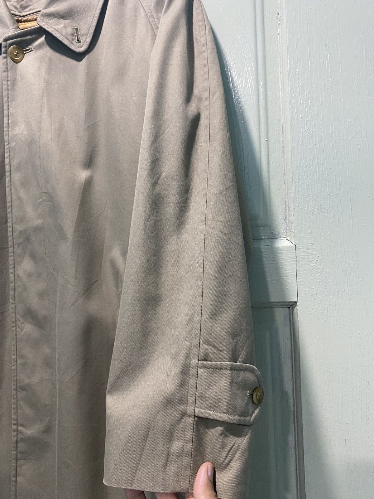 Burberry Vtg Burberry Trench Coat Single Breasted Nova check Jacket Size US M / EU 48-50 / 2 - 7 Thumbnail