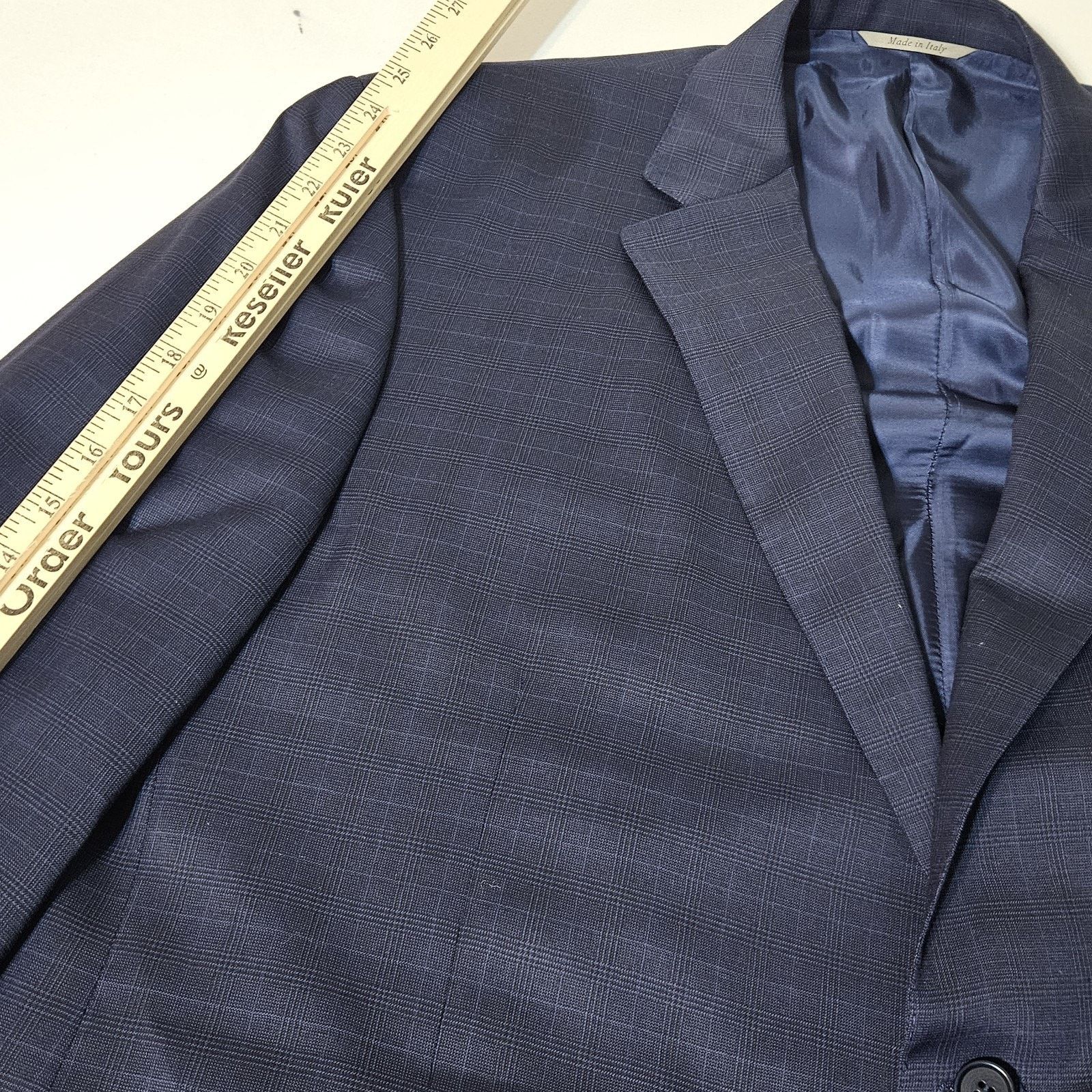 Canali Canali Blazer Men’s 50 Wool Made In Italy Sport Coat Blue Size 50R - 8 Thumbnail