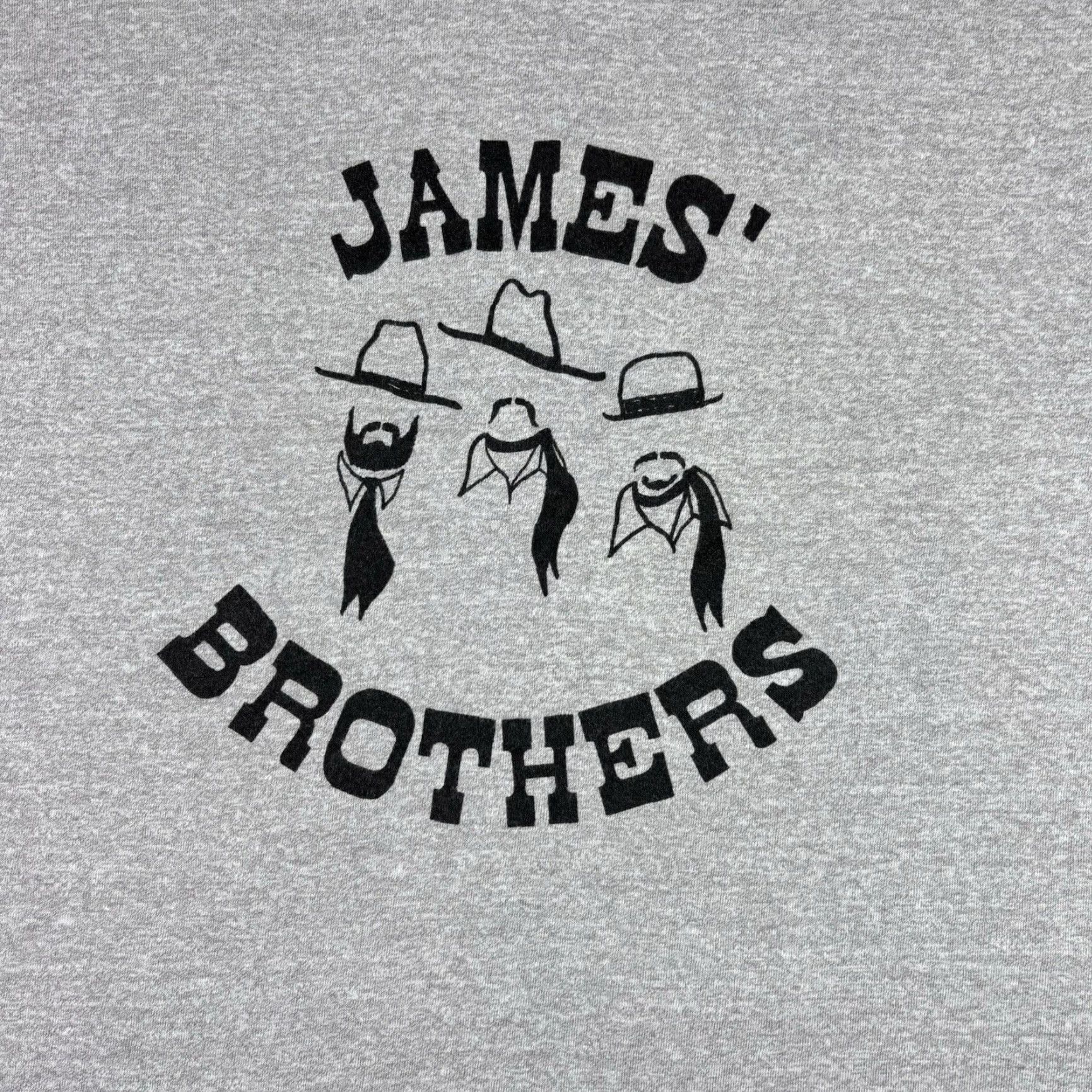 Vintage VINTAGE James Brothers Country Band T Shirt Gray Single Stitch Adult Medium Size US M / EU 48-50 / 2 - 6 Thumbnail