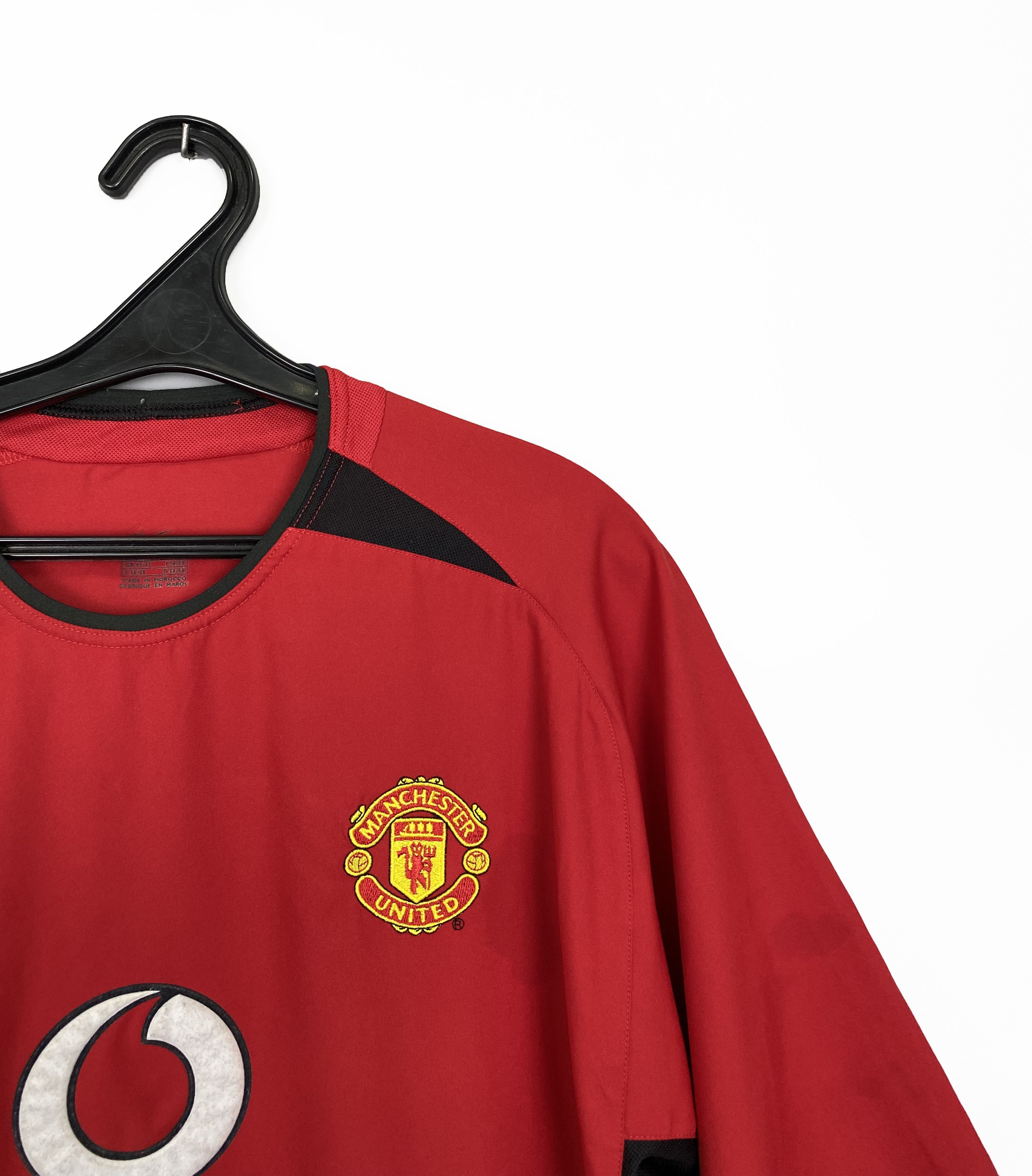 Nike MANCHESTER UNITED 2002/04 Rio Ferdinand 6 Home Football Kit Size US XL / EU 56 / 4 - 5 Thumbnail