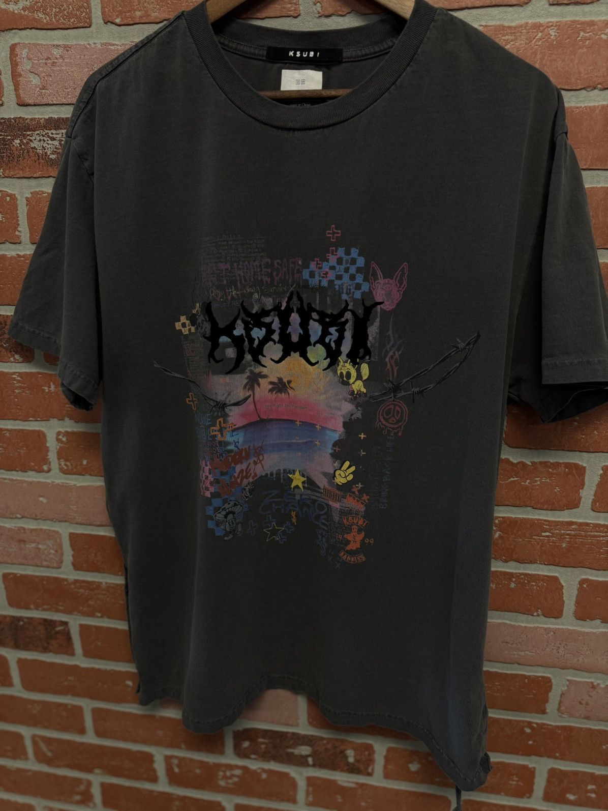 Ksubi Ksubi Tee Shirt Grey Size Large Clean Condition 🧼 Size US L / EU 52-54 / 3 - 6 Thumbnail