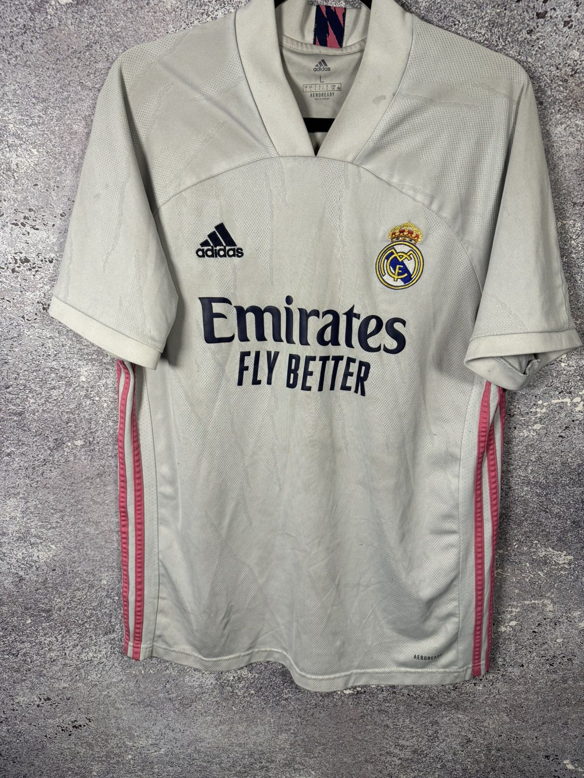 Adidas × Vintage Vintage Real Madrid 2020/21 Adidas Soccer Jersey Blokcore Size US L / EU 52-54 / 3 - 4 Thumbnail