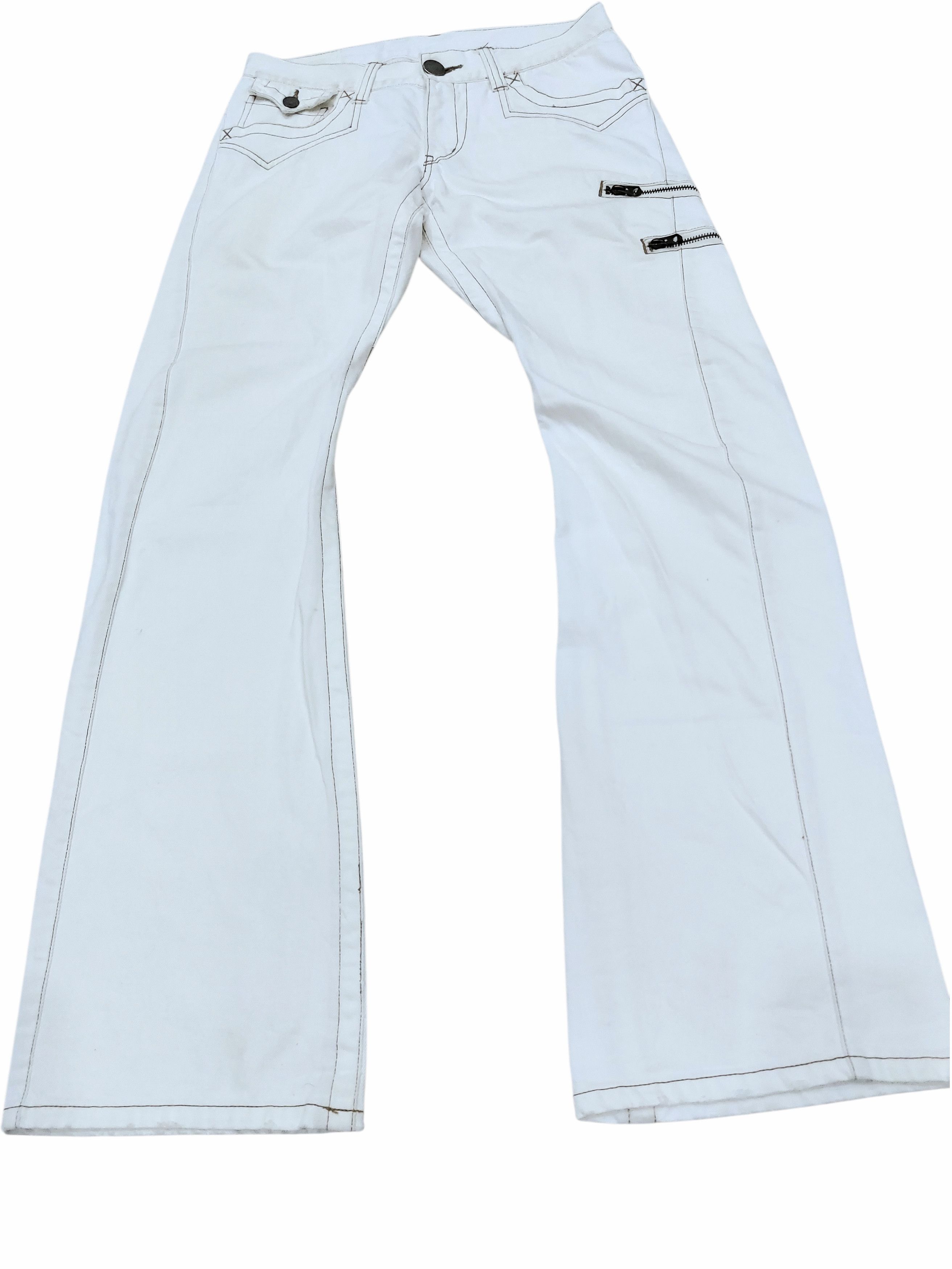 Vintage Flare Rattle Trap Bootcut Rock Style Denim Size US 31 - 4 Thumbnail
