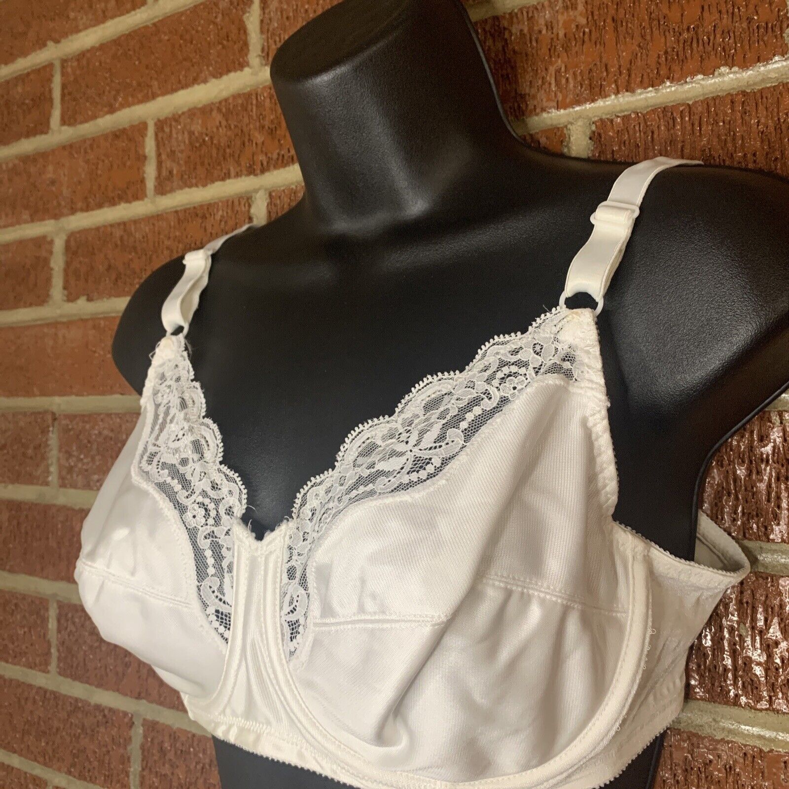 Other Vintage Playtex Underwires Bra 4788 Nylon Lace White 38C USA Size ONE SIZE - 2 Thumbnail