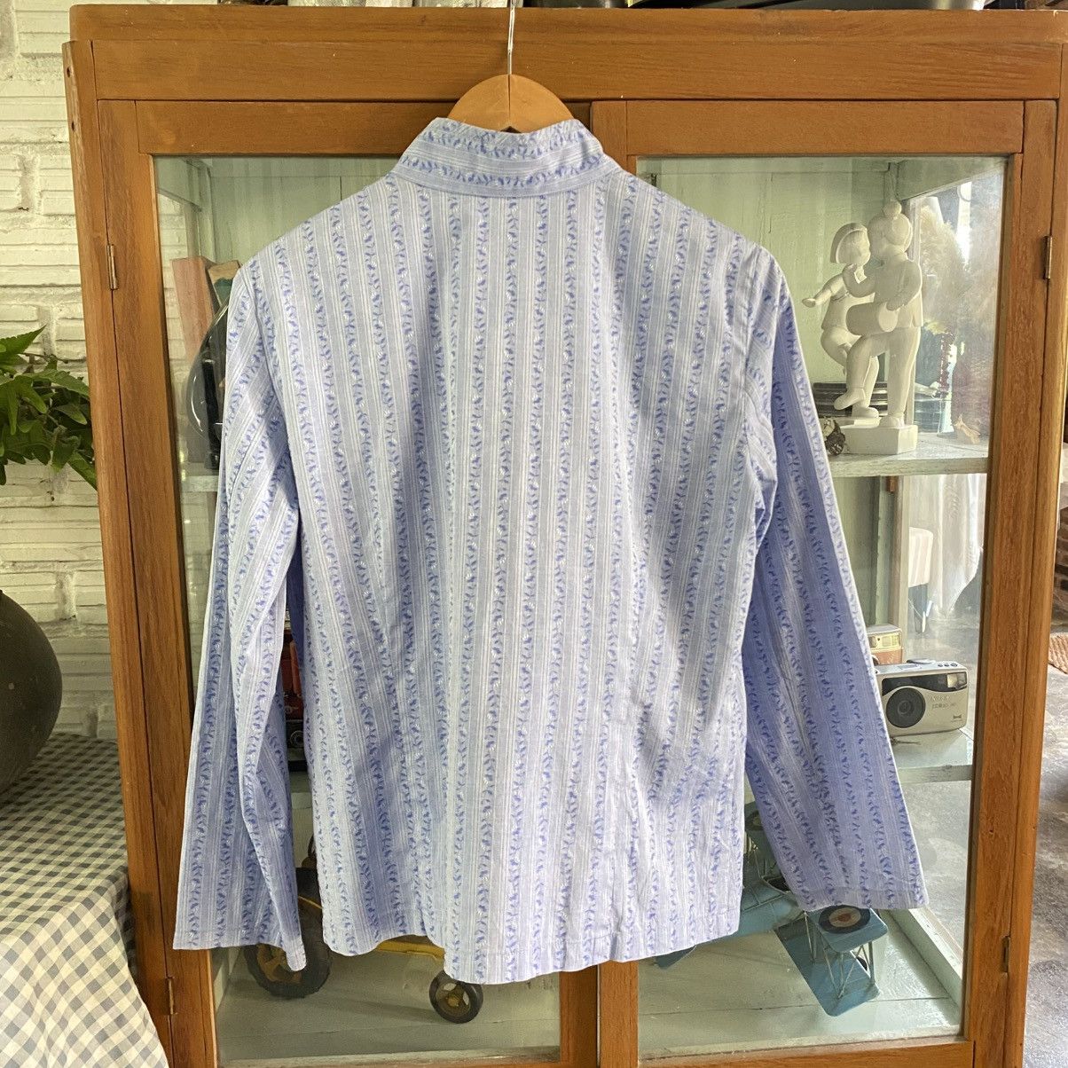 Zucca ZUCCA Striped Garden Shirt Size M / US 6-8 / IT 42-44 - 2 Thumbnail