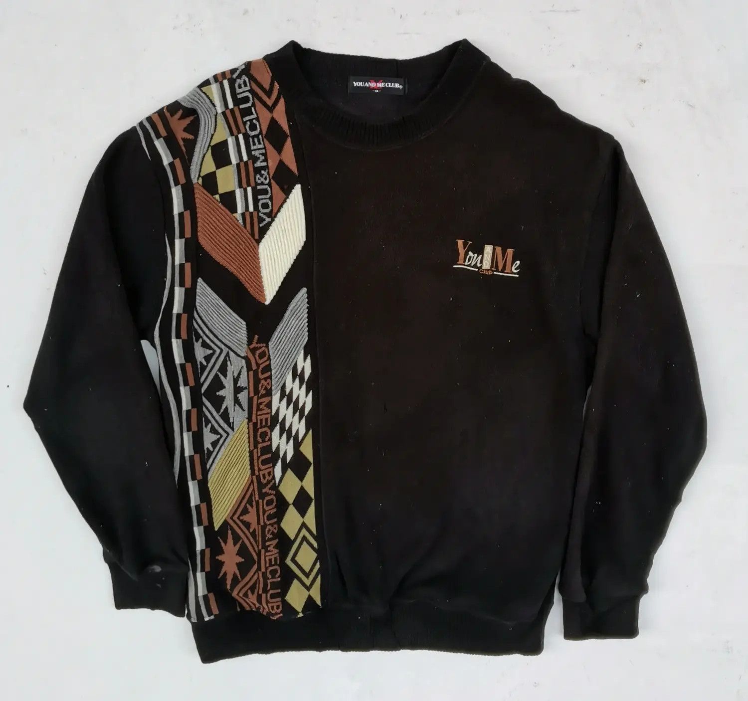 Designer × Japanese Brand Rare!!! You And Me Club Embroidered Logo Sweatshirt Size US M / EU 48-50 / 2 - 6 Thumbnail